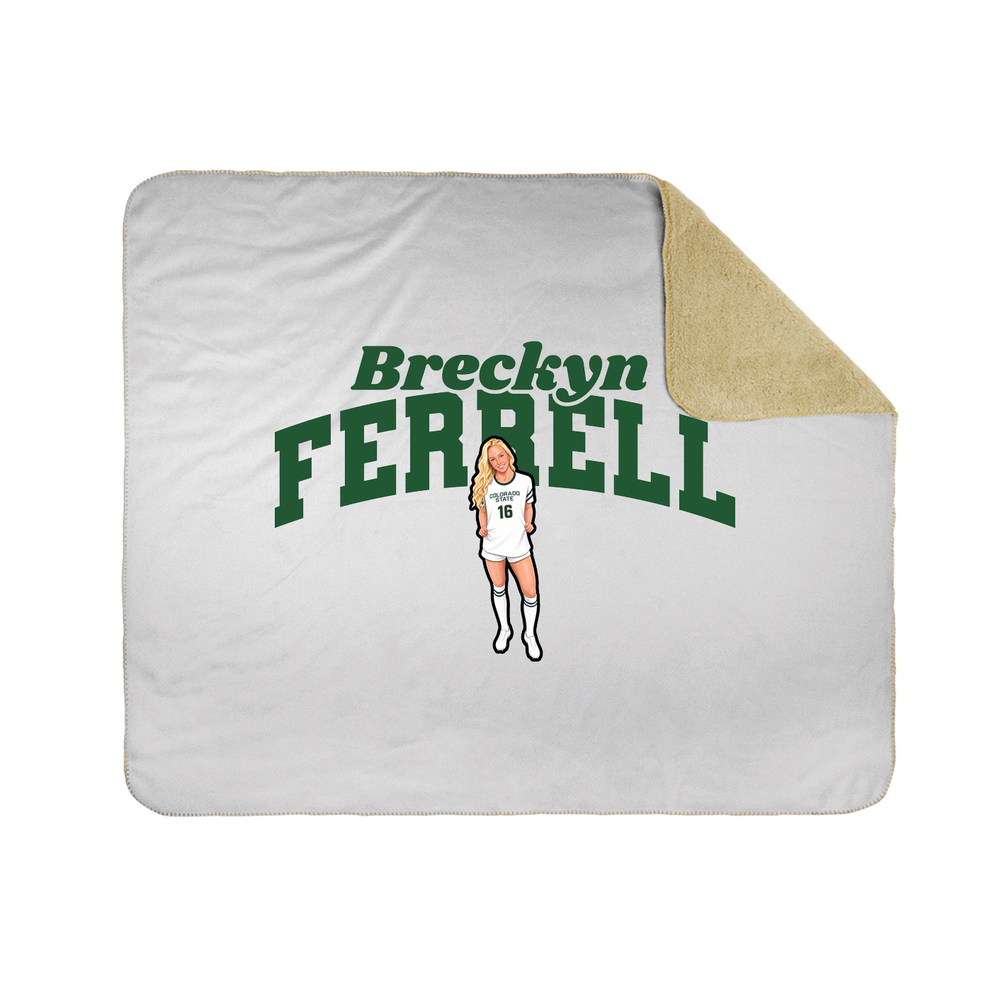 Throw Blanket — Signature Arch in White