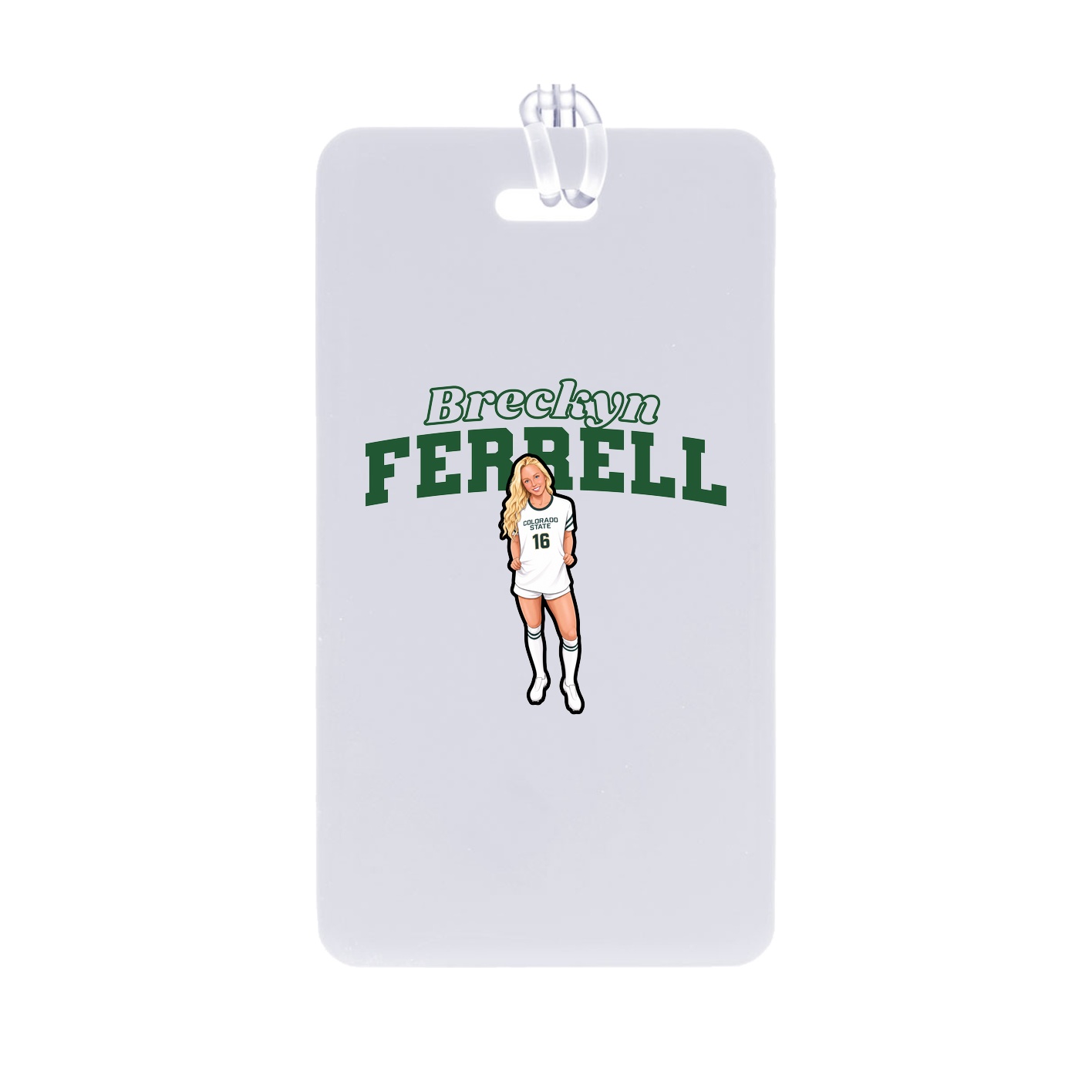 Bag Tag — Name Arch in Classic