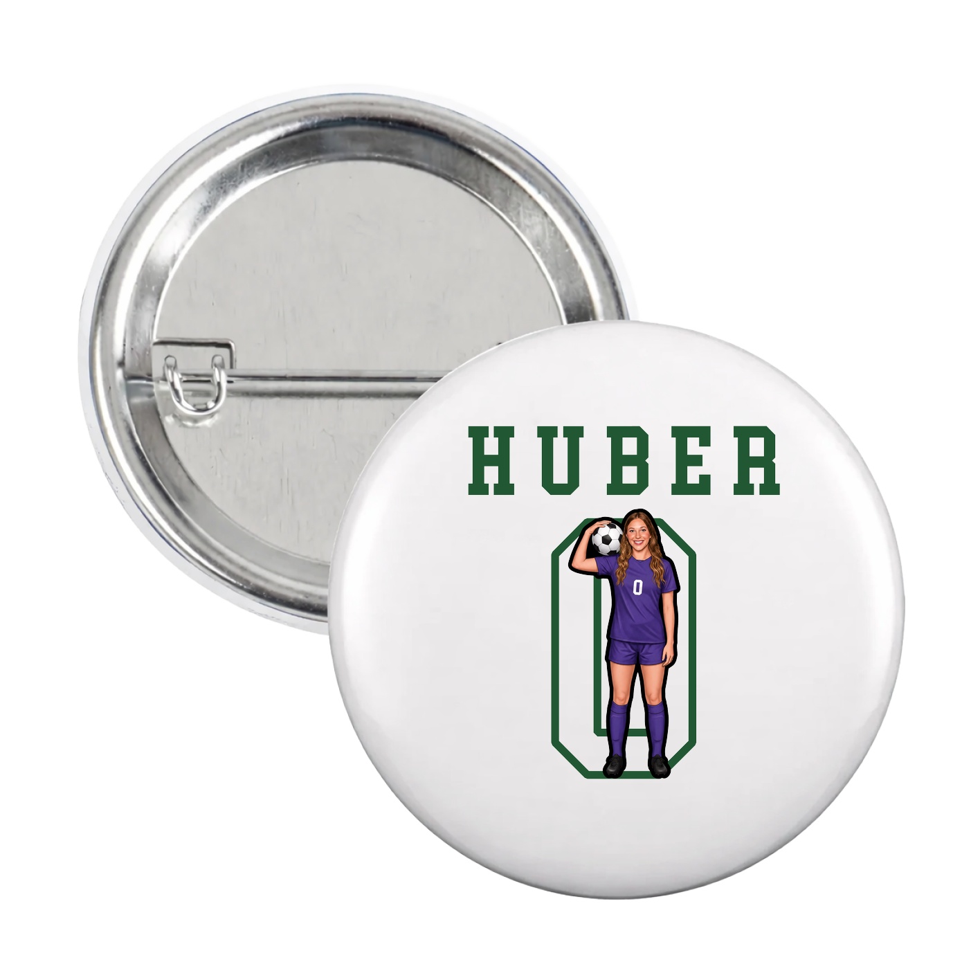 Game Day Button — Shirsey in White