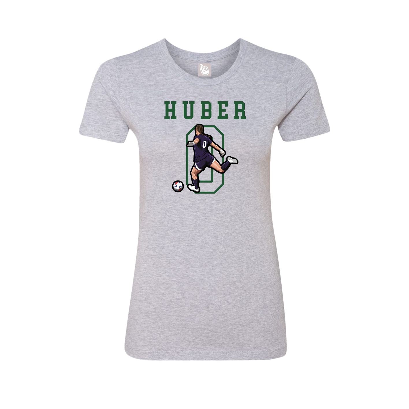 Fitted Women's Tee — Shirsey in Grey