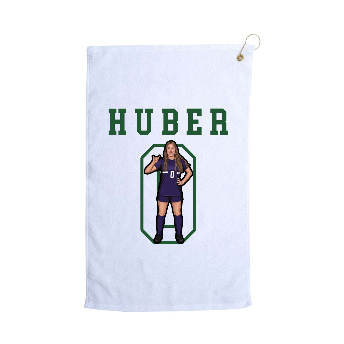 Golf Towel — Shirsey in White