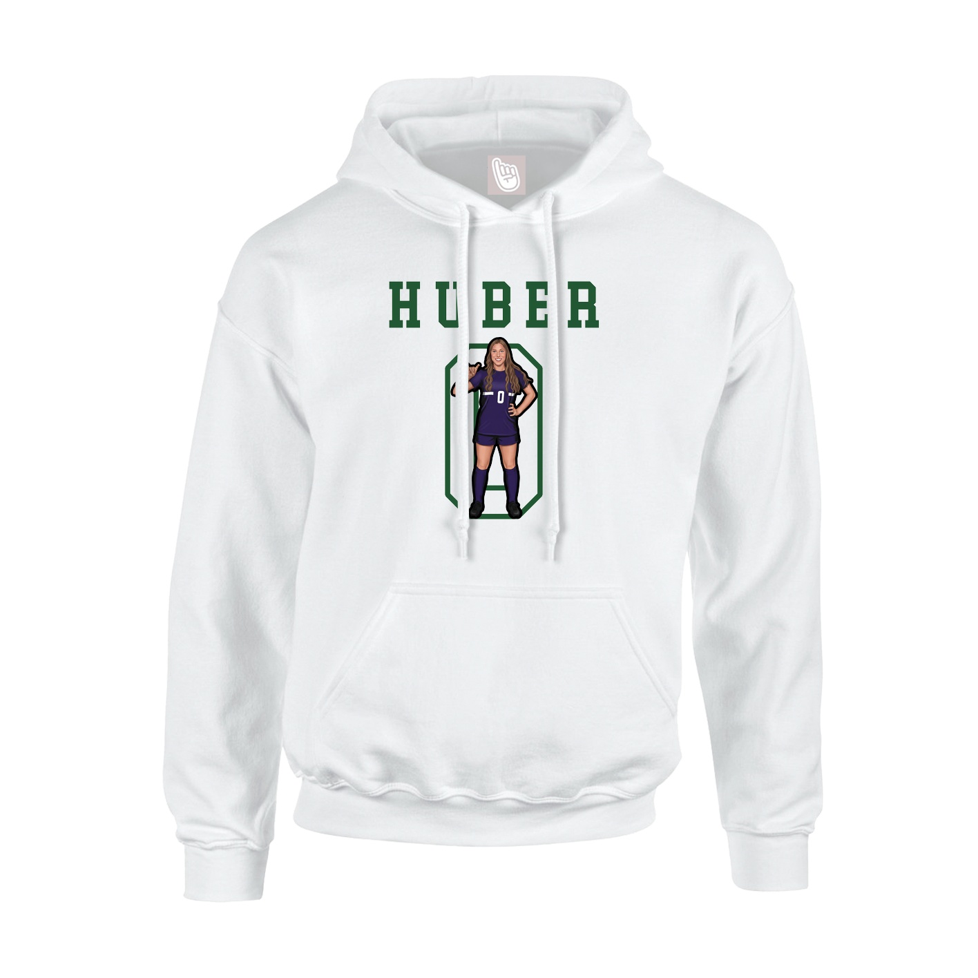 Hoodie — Shirsey in White