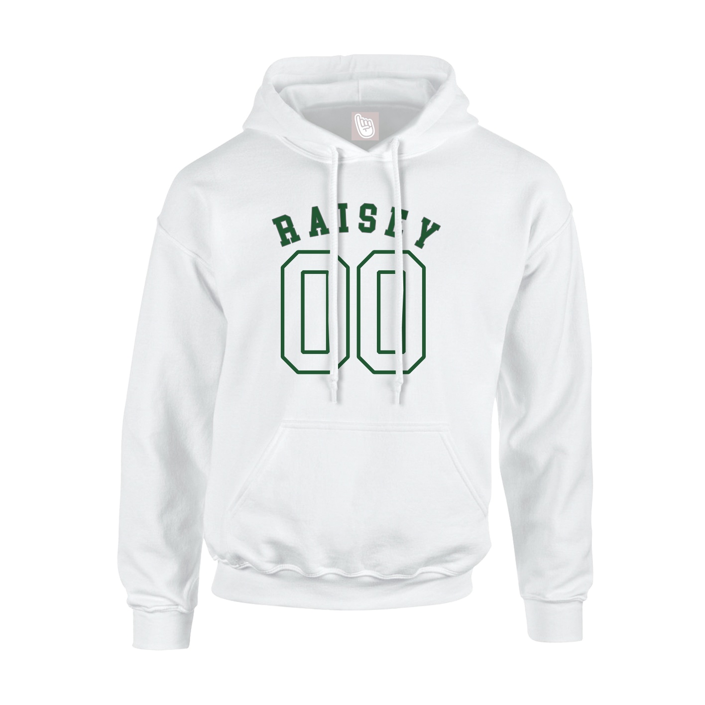 Youth Hoodie — Shirsey Arch in White