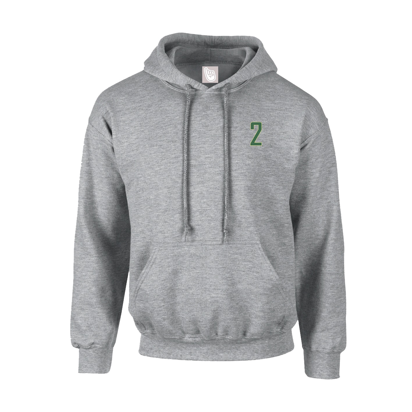 Youth Hoodie — Front Shirsy in Grey