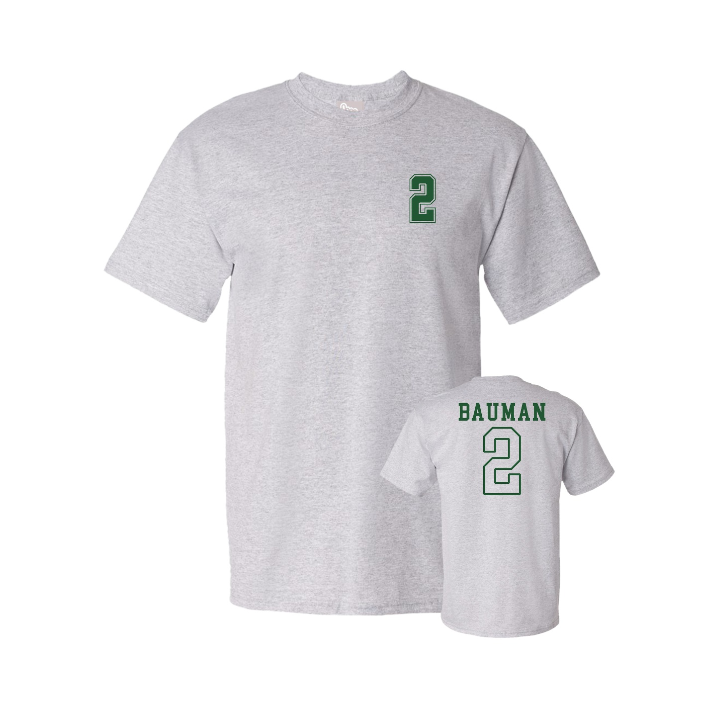 Tee — Chest Back in Grey