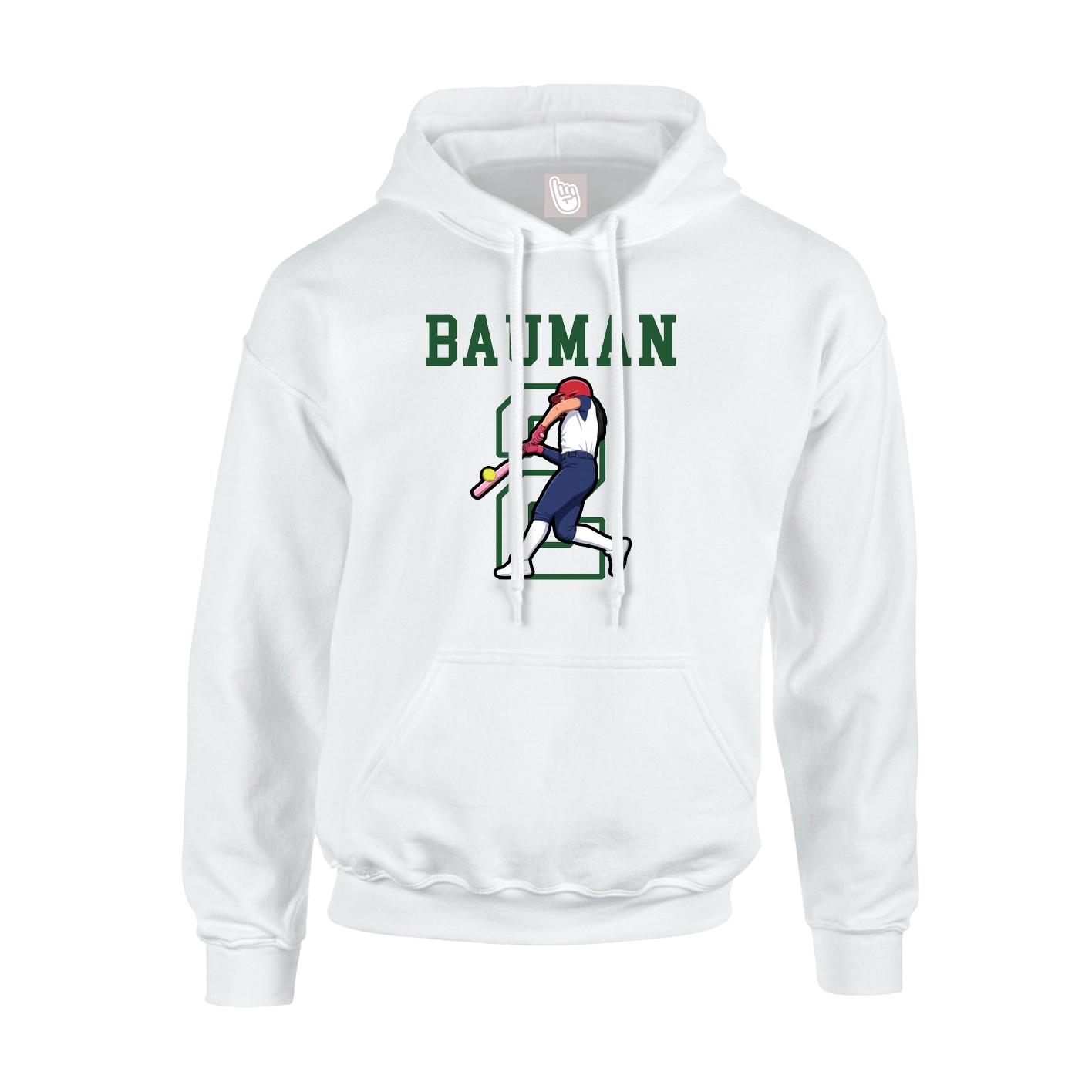 Hoodie — Shirsey in White