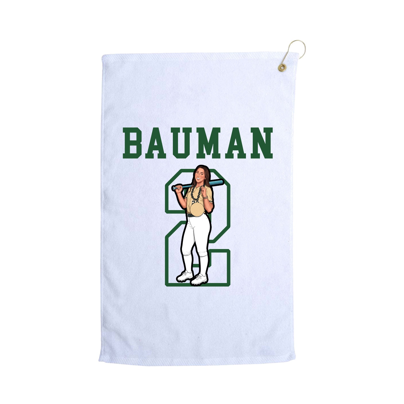 Golf Towel — Shirsey in White