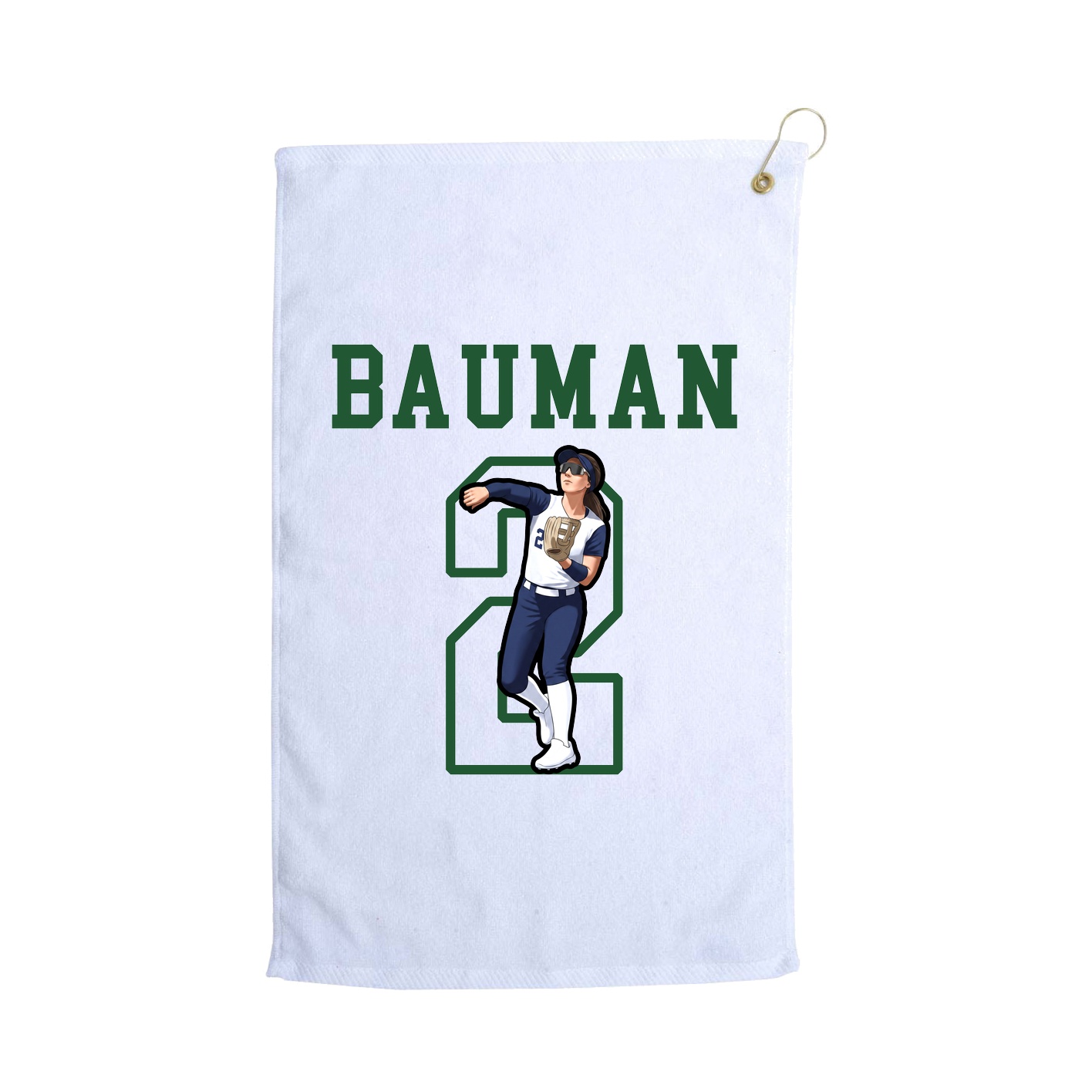 Golf Towel — Shirsey in White