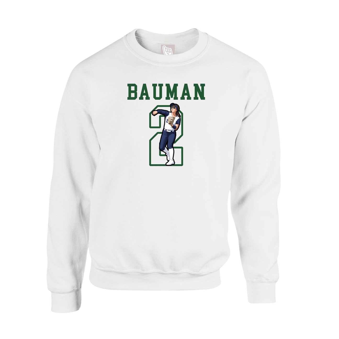 Fleece Crew — Shirsey in White