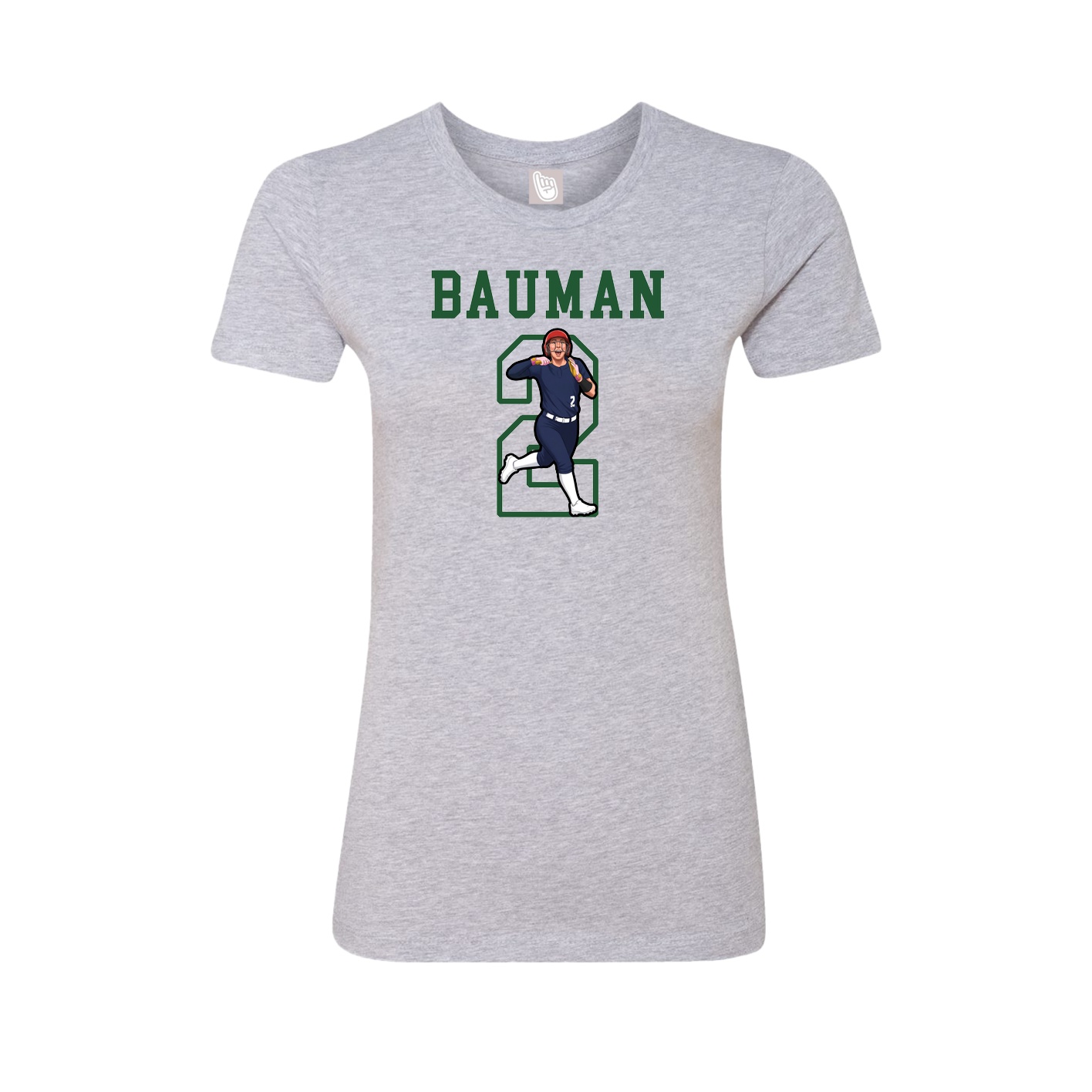 Fitted Women's Tee — Shirsey in Grey
