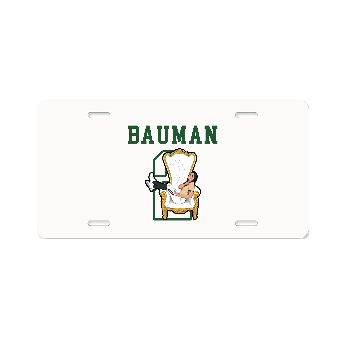 License Plate — Shirsey in Classic