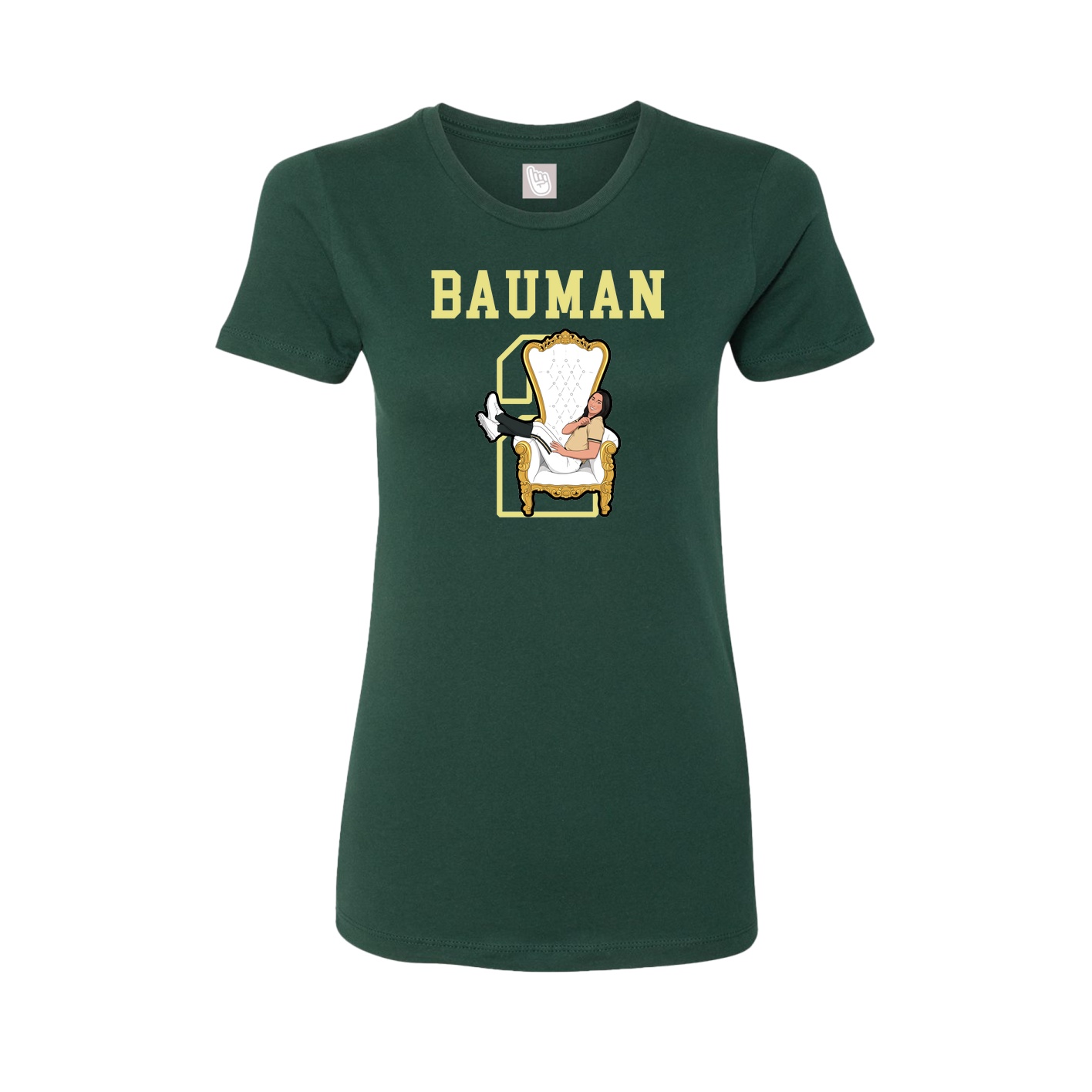 Fitted Women's Tee — Shirsey in Green
