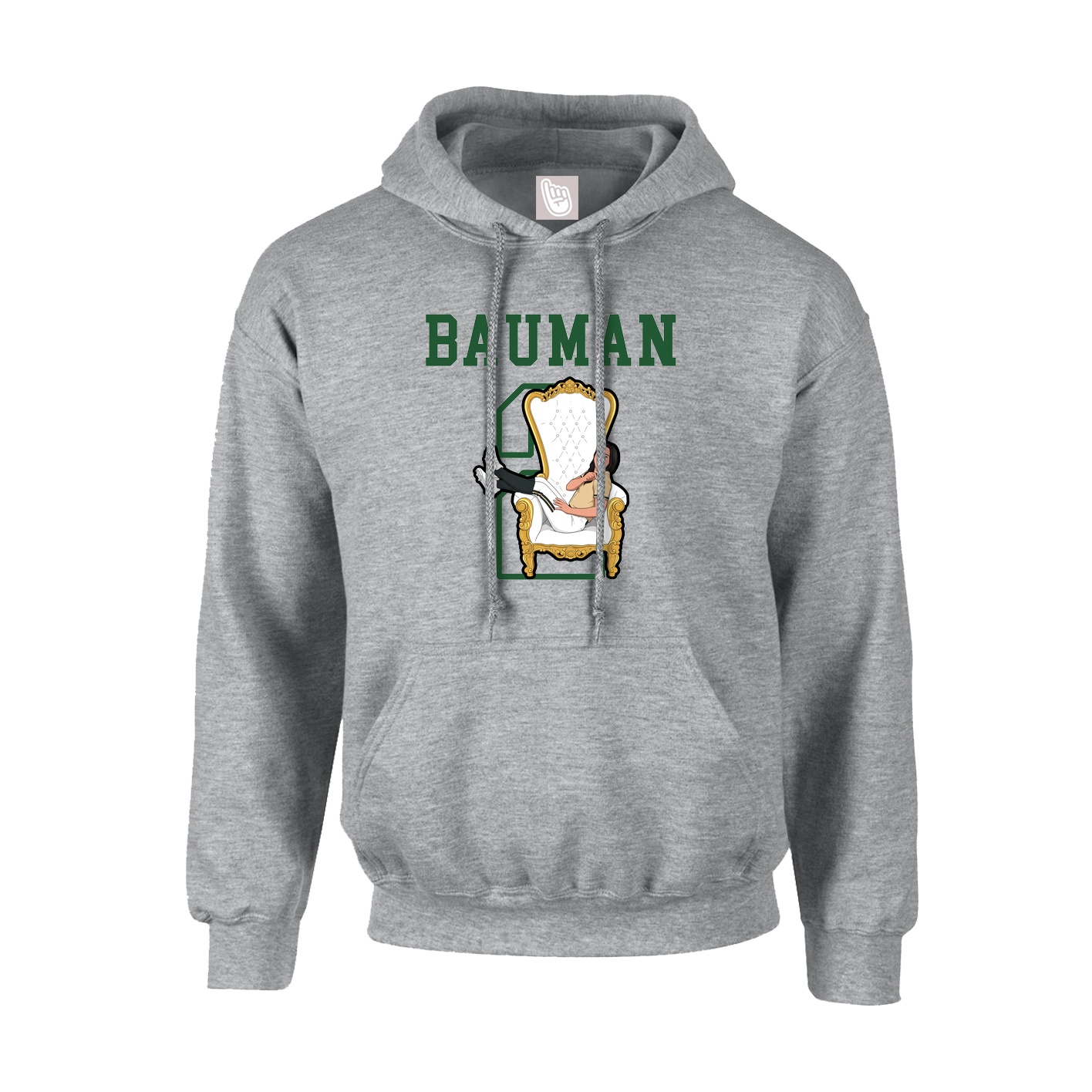 Hoodie — Shirsey in Grey