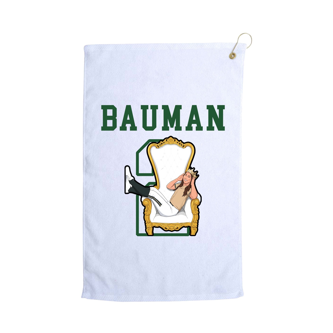 Golf Towel — Shirsey in White