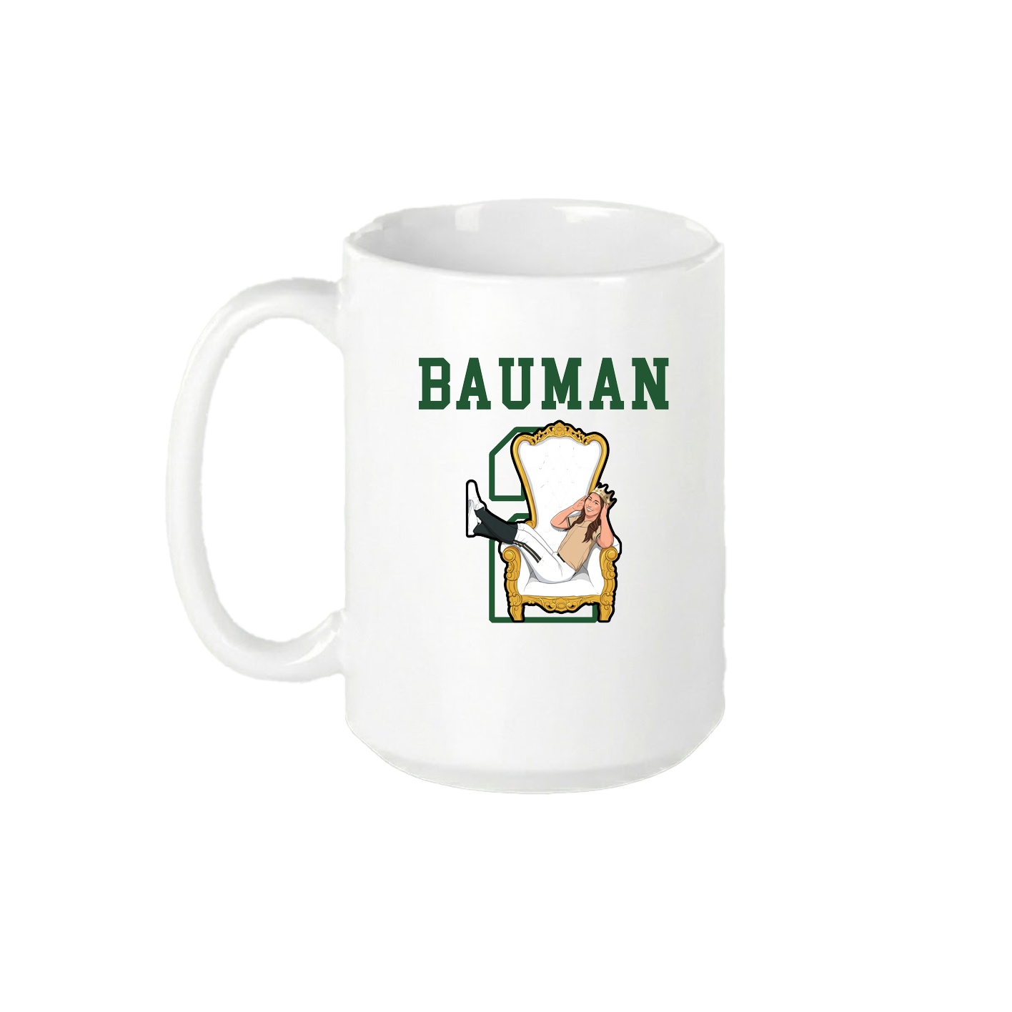 15oz Coffee Mug — Shirsey in White