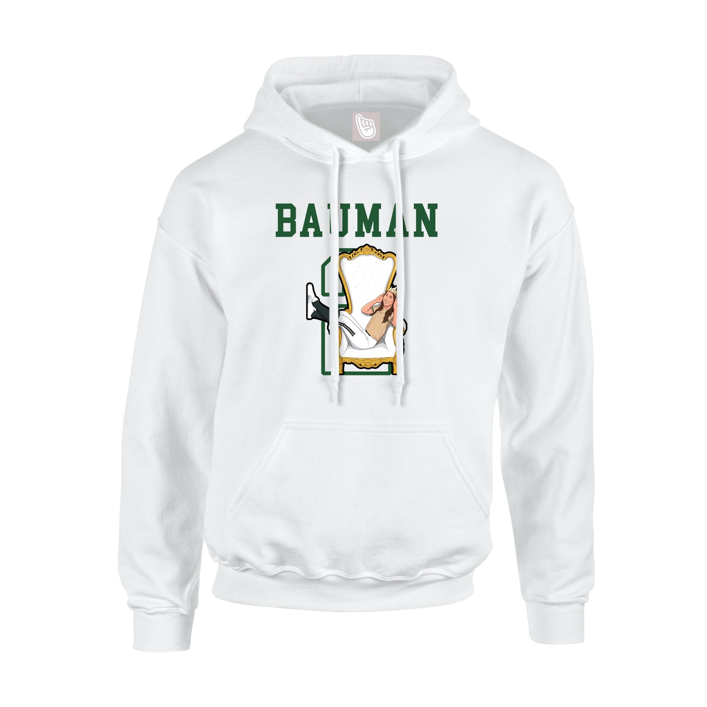 Youth Hoodie — Shirsey in White
