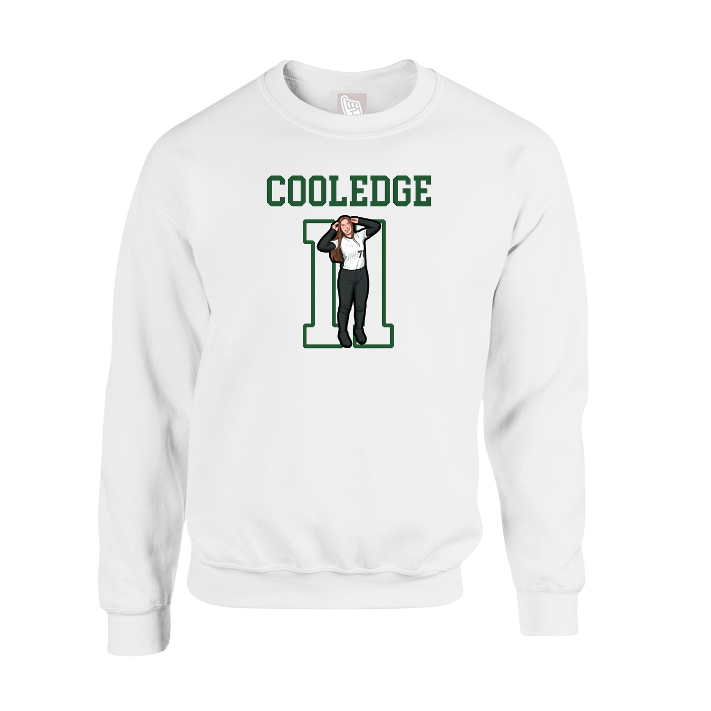 Fleece Crew — Shirsey in White
