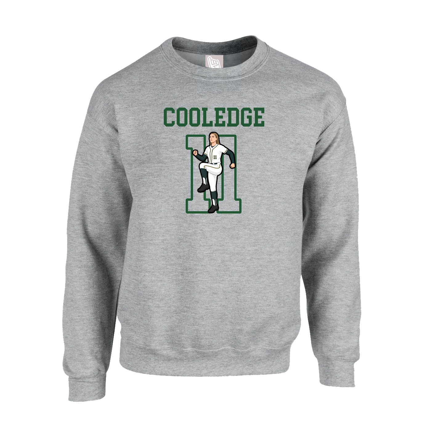 Fleece Crew — Shirsey in Grey