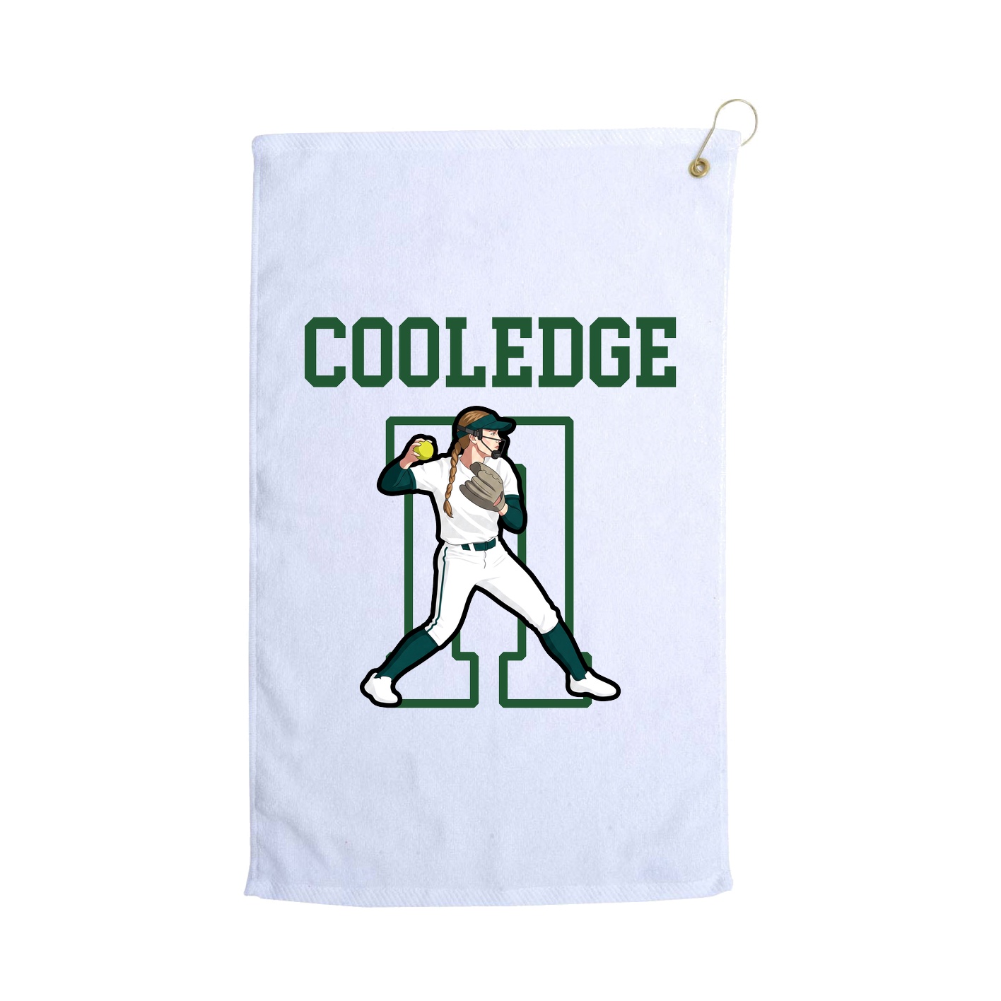 Golf Towel — Shirsey in White