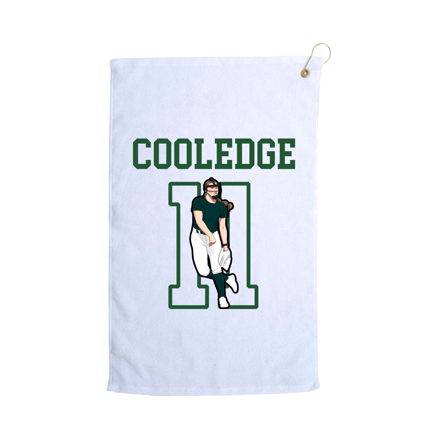 Golf Towel — Shirsey in White
