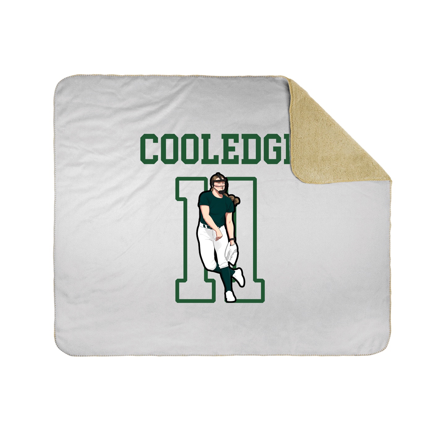 Throw Blanket — Shirsey in White