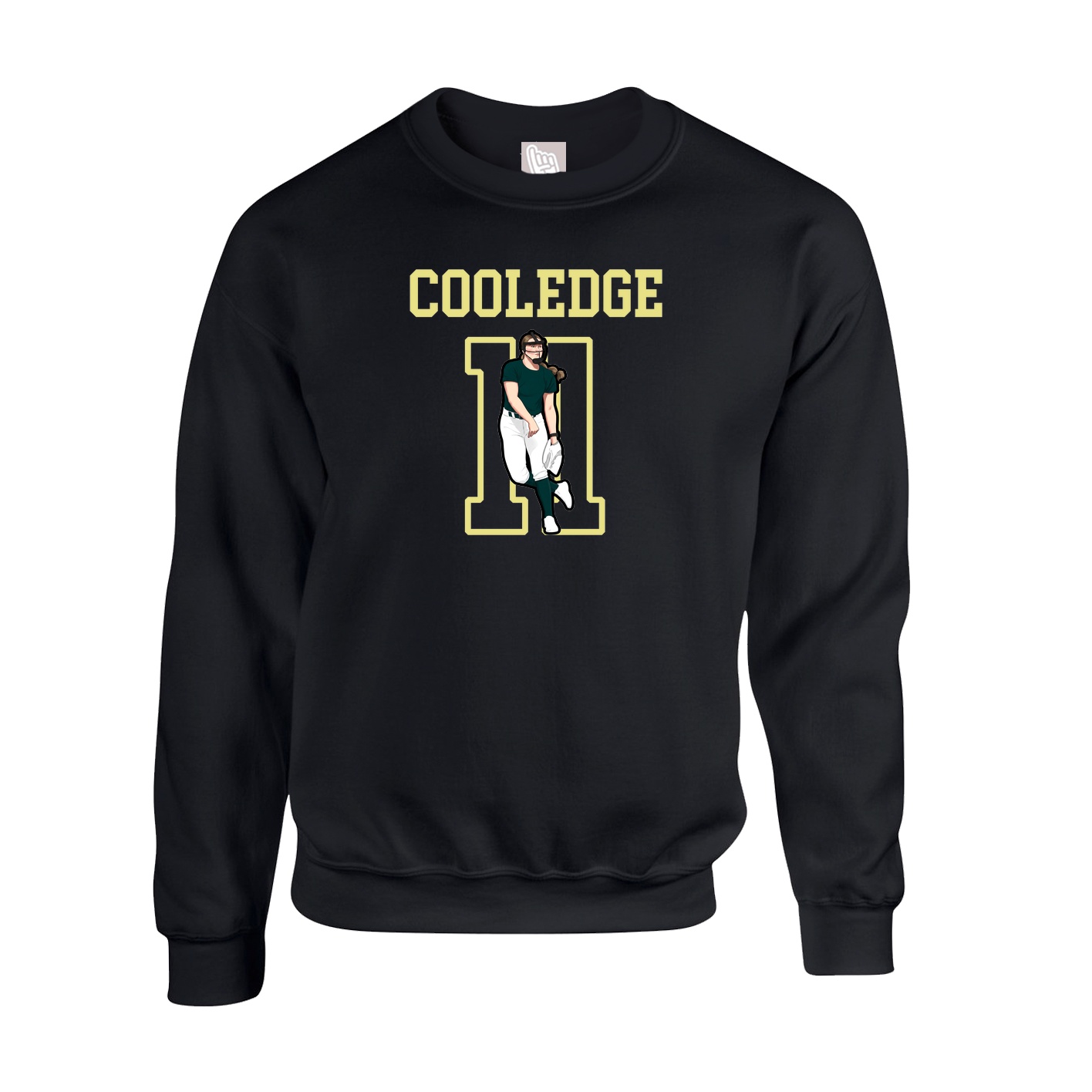 Fleece Crew — Shirsey in Black