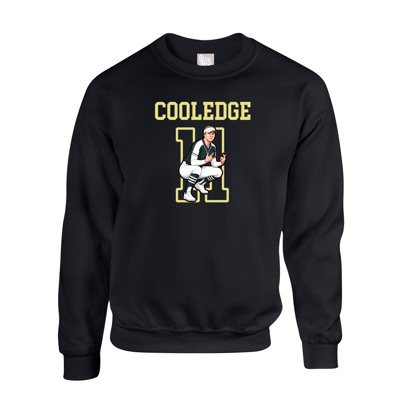 Fleece Crew — Shirsey in Black