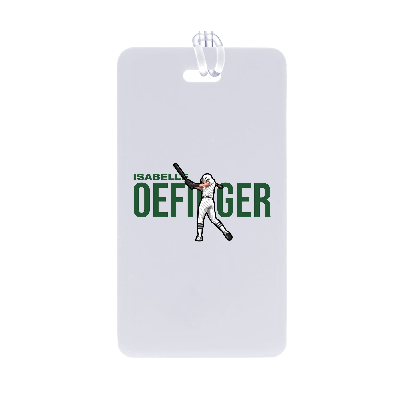 Bag Tag — Player Name in Classic