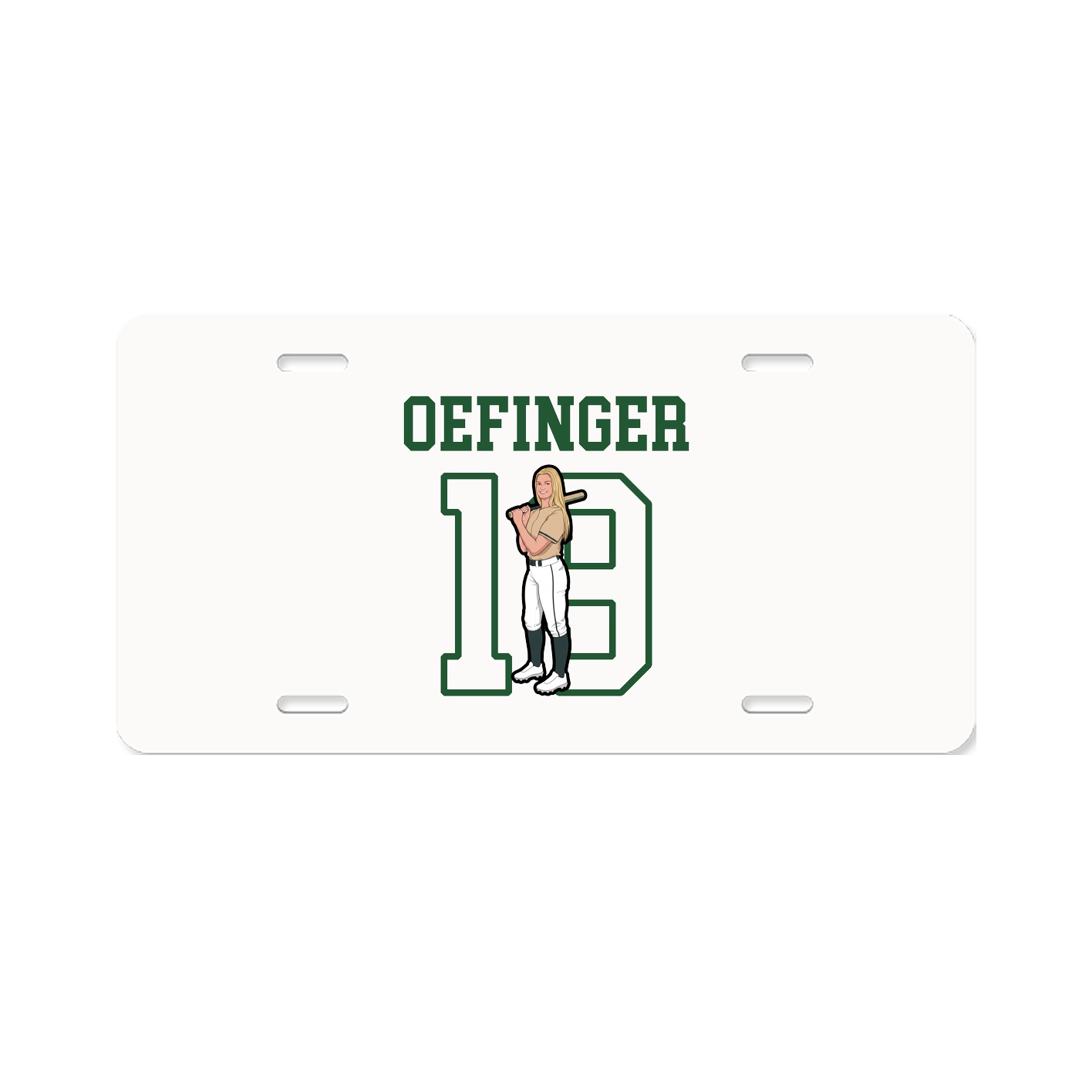 License Plate — Shirsey in Classic