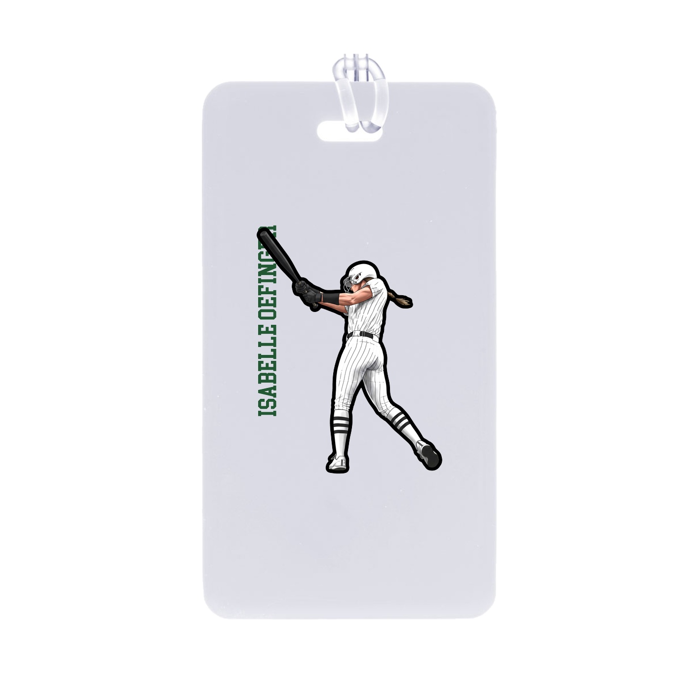Bag Tag — Name Vertical in Classic