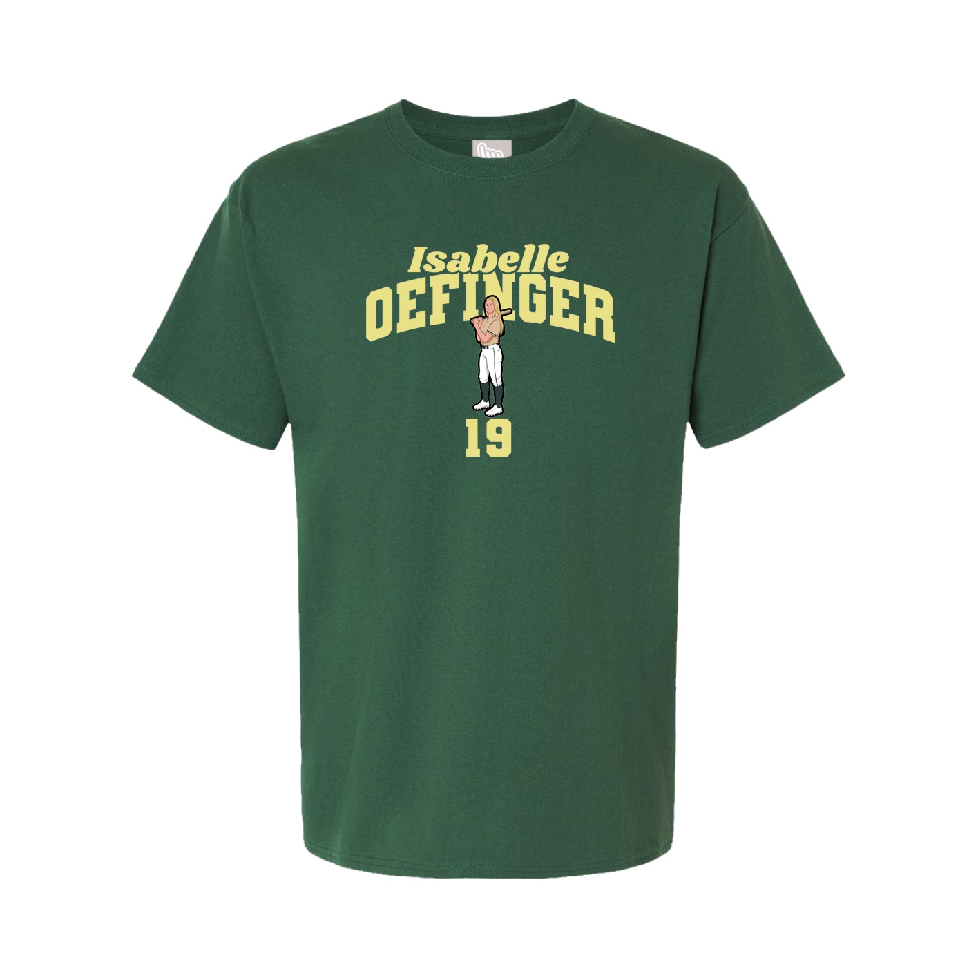 Youth Tee — Signature Arch in Green