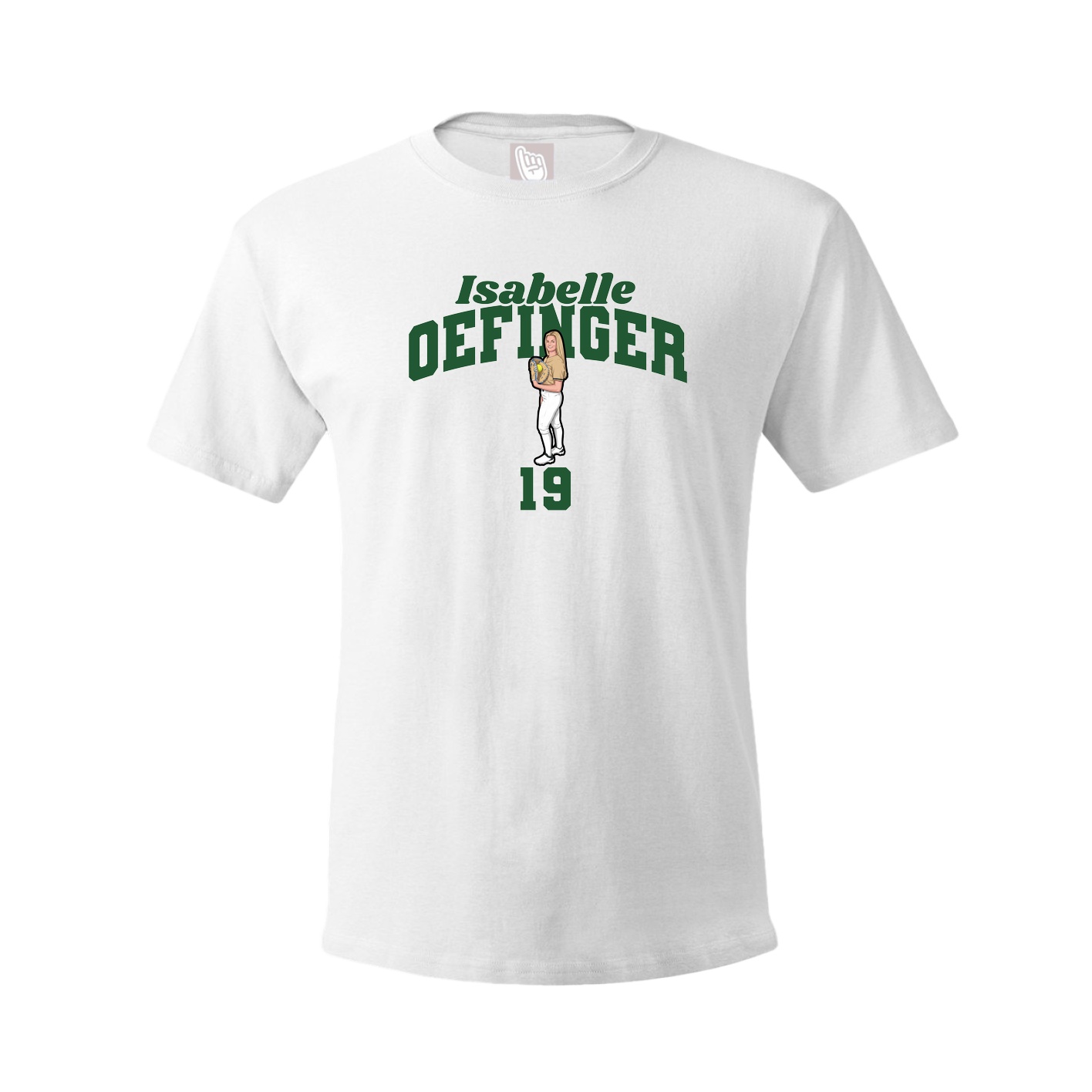 Youth Tee — Signature Arch in White
