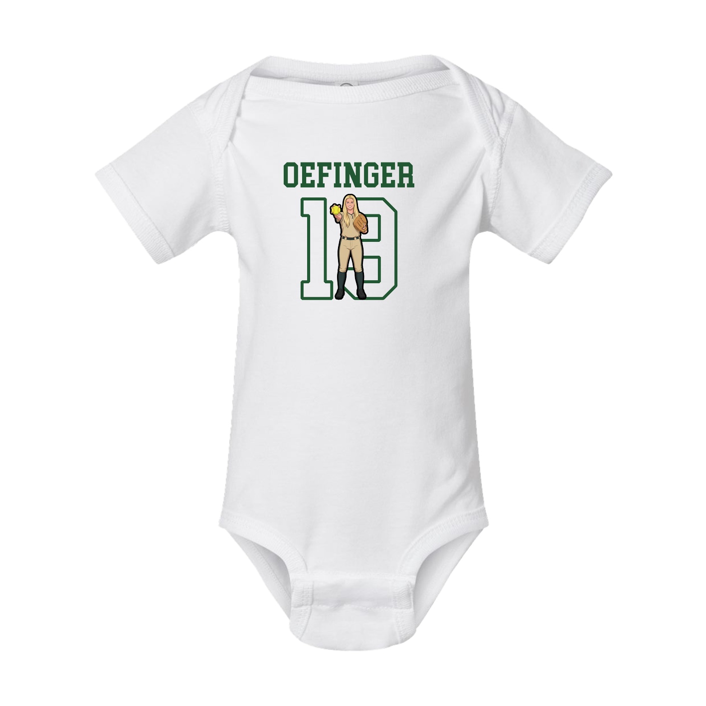 Baby Onesie — Shirsey in White