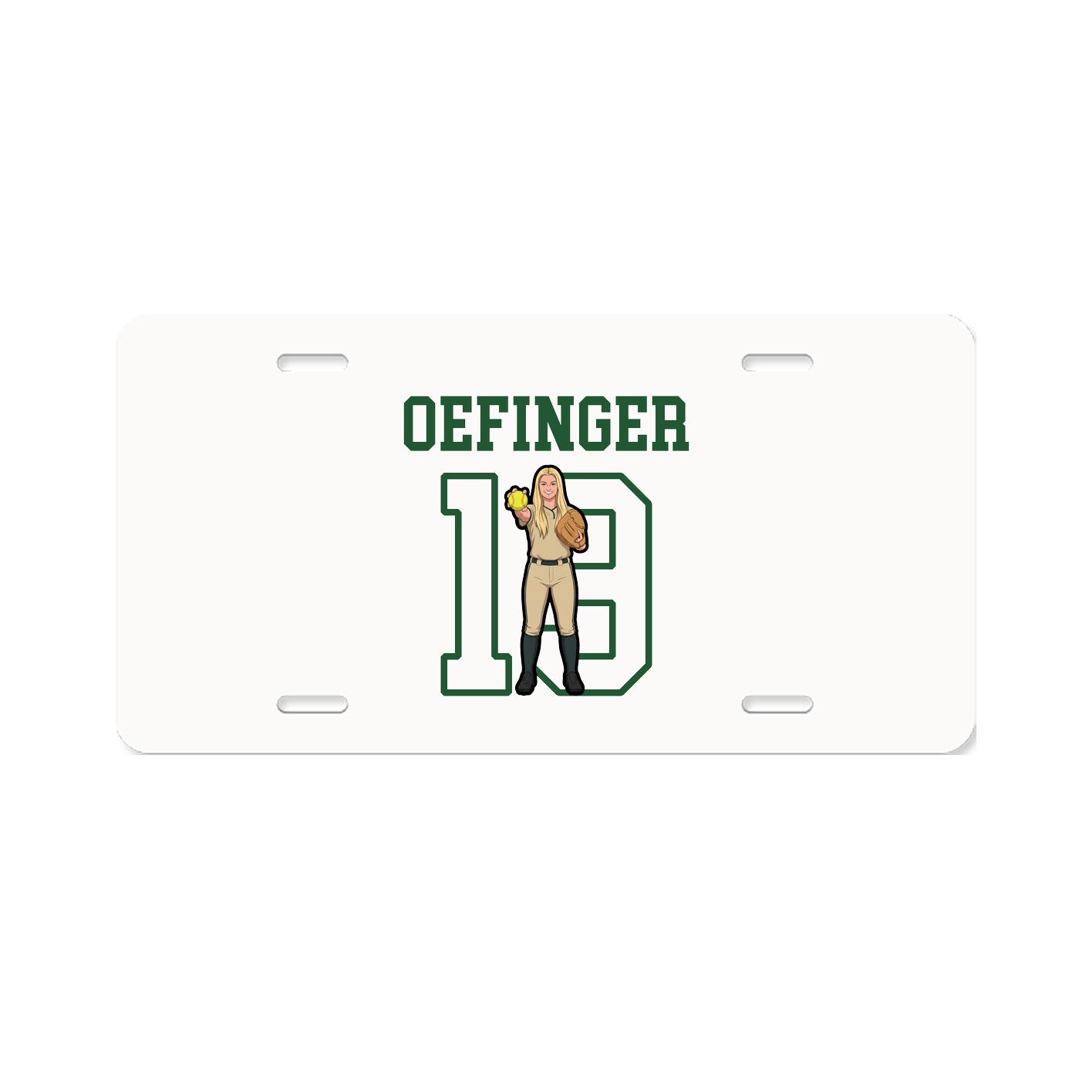 License Plate — Shirsey in Classic