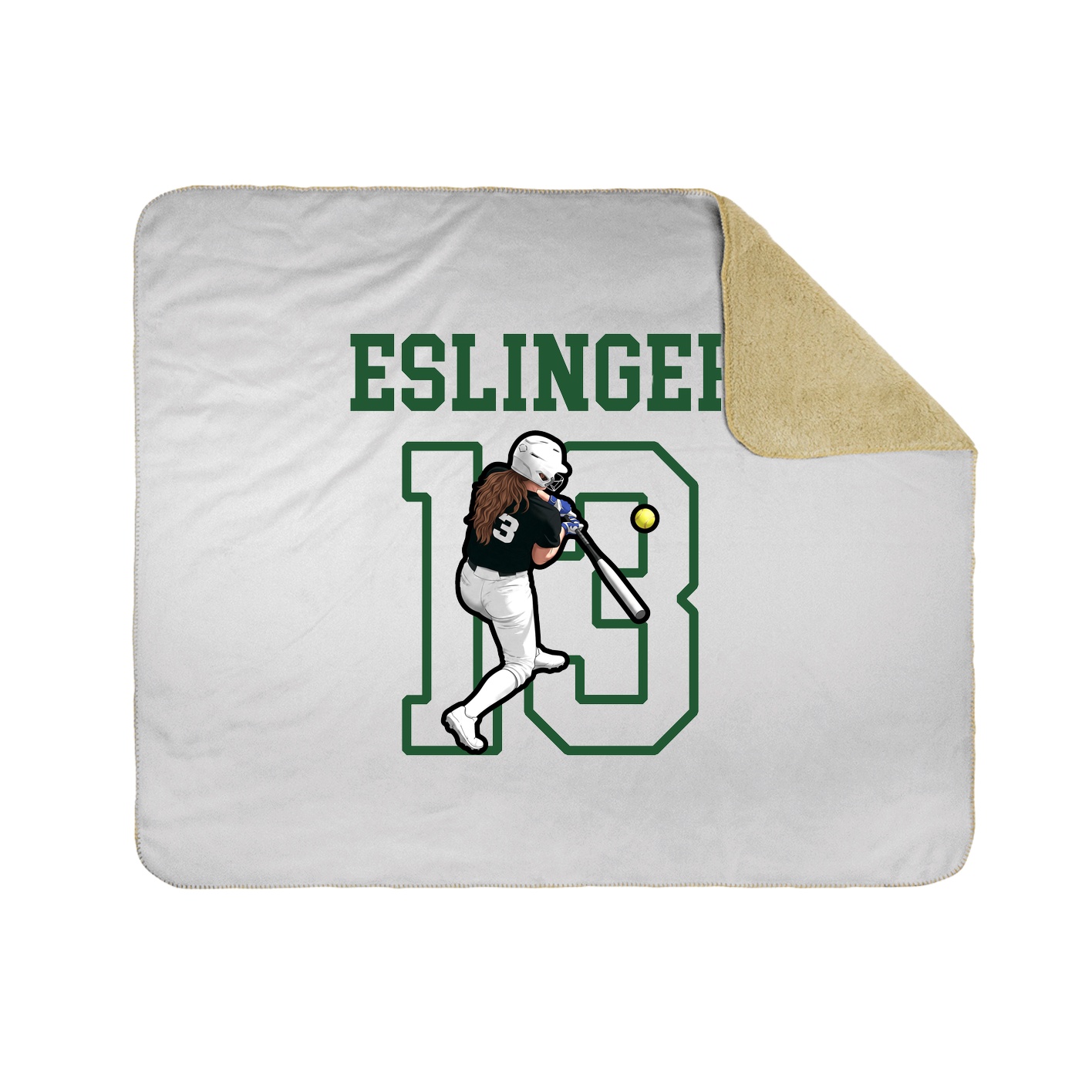 Throw Blanket — Shirsey in White