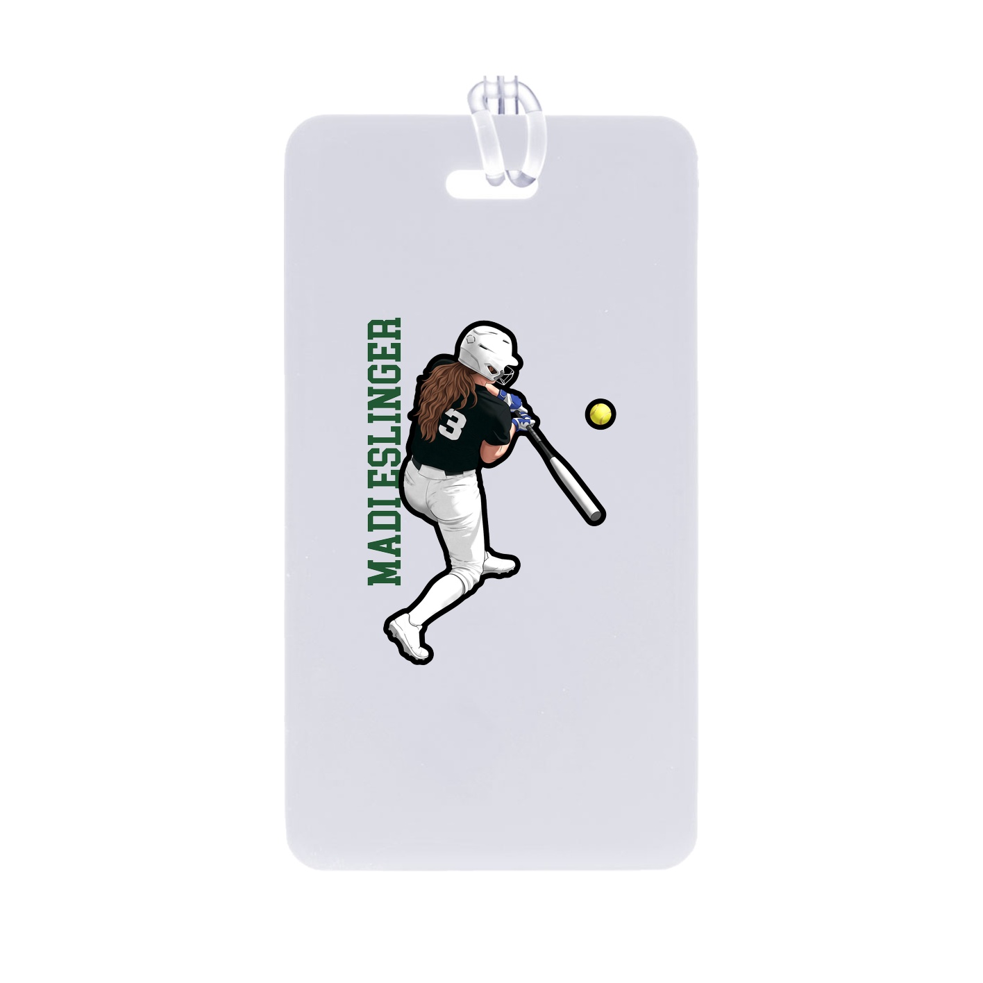 Bag Tag — Name Vertical in Classic
