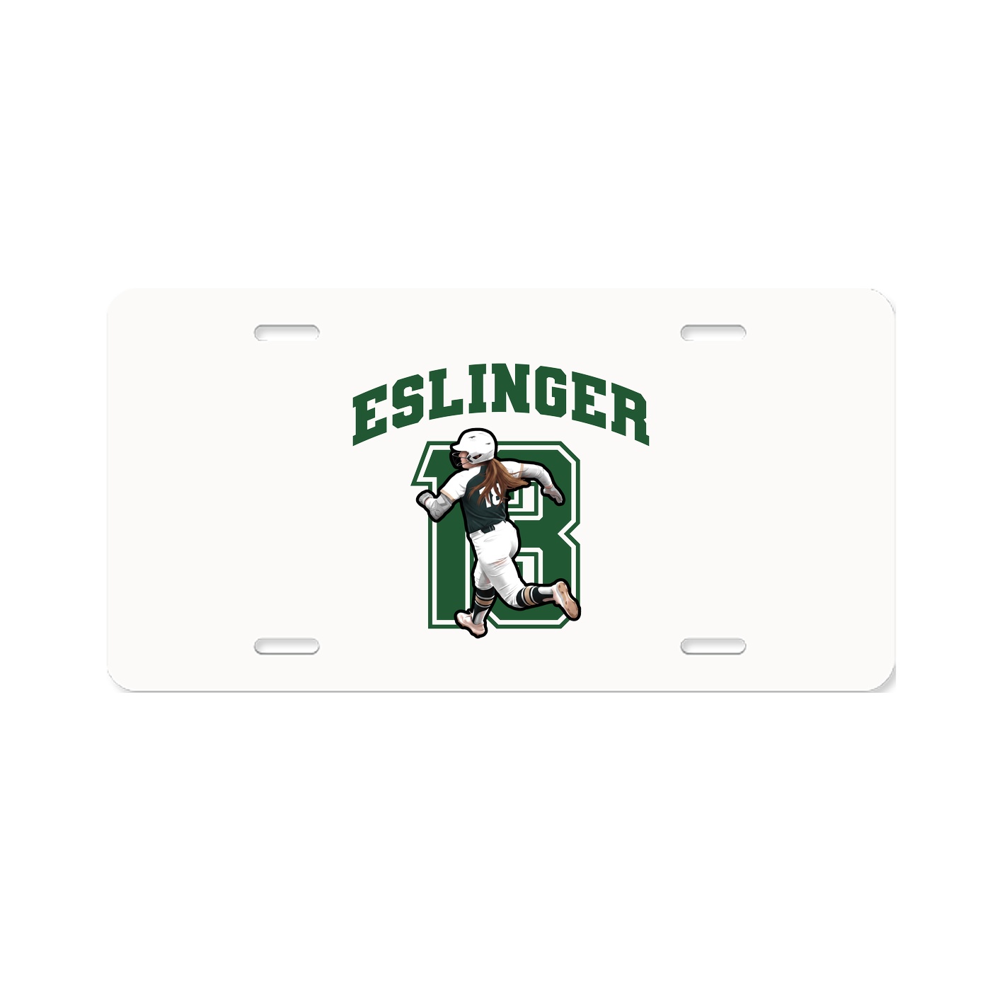 License Plate — Number in Classic