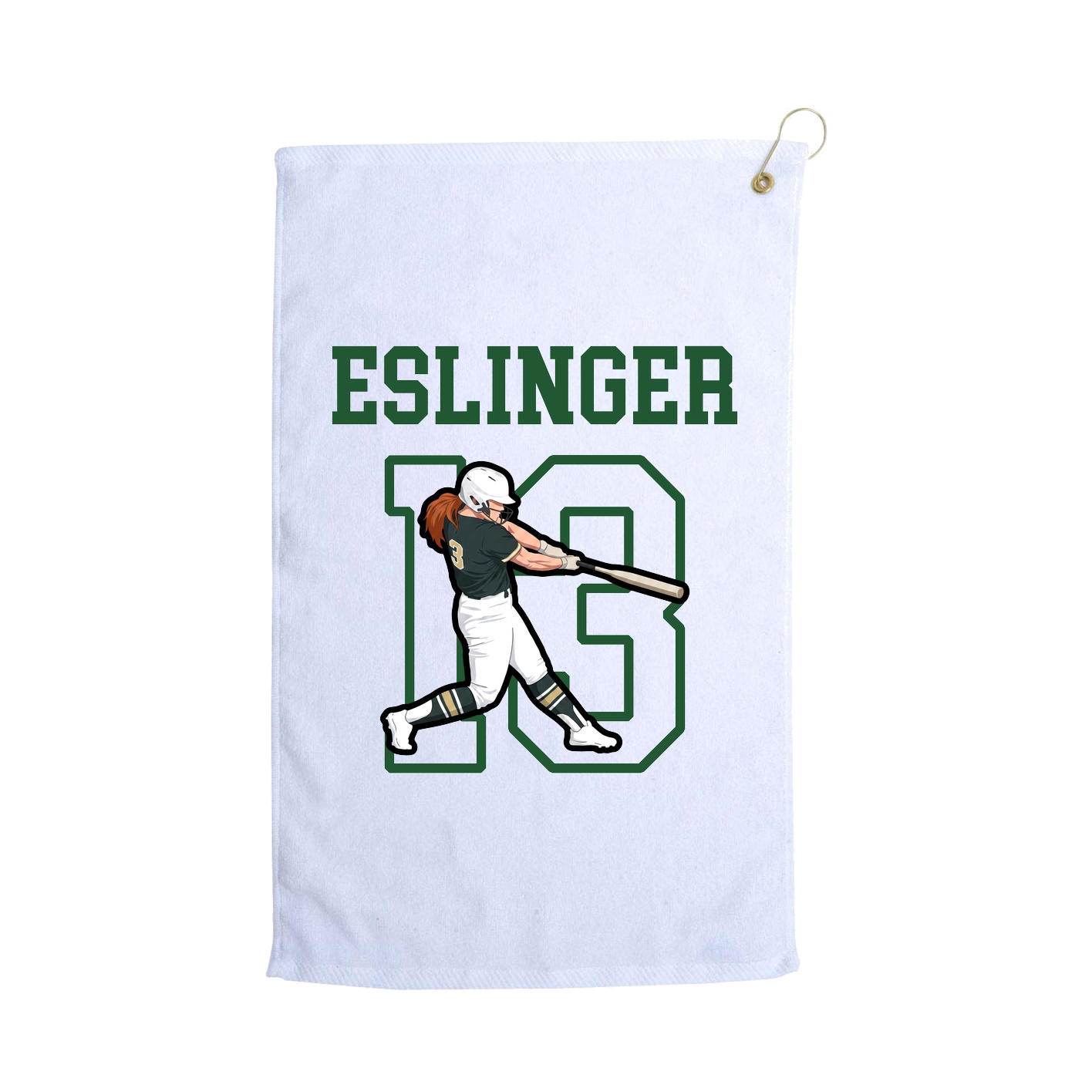 Golf Towel — Shirsey in White