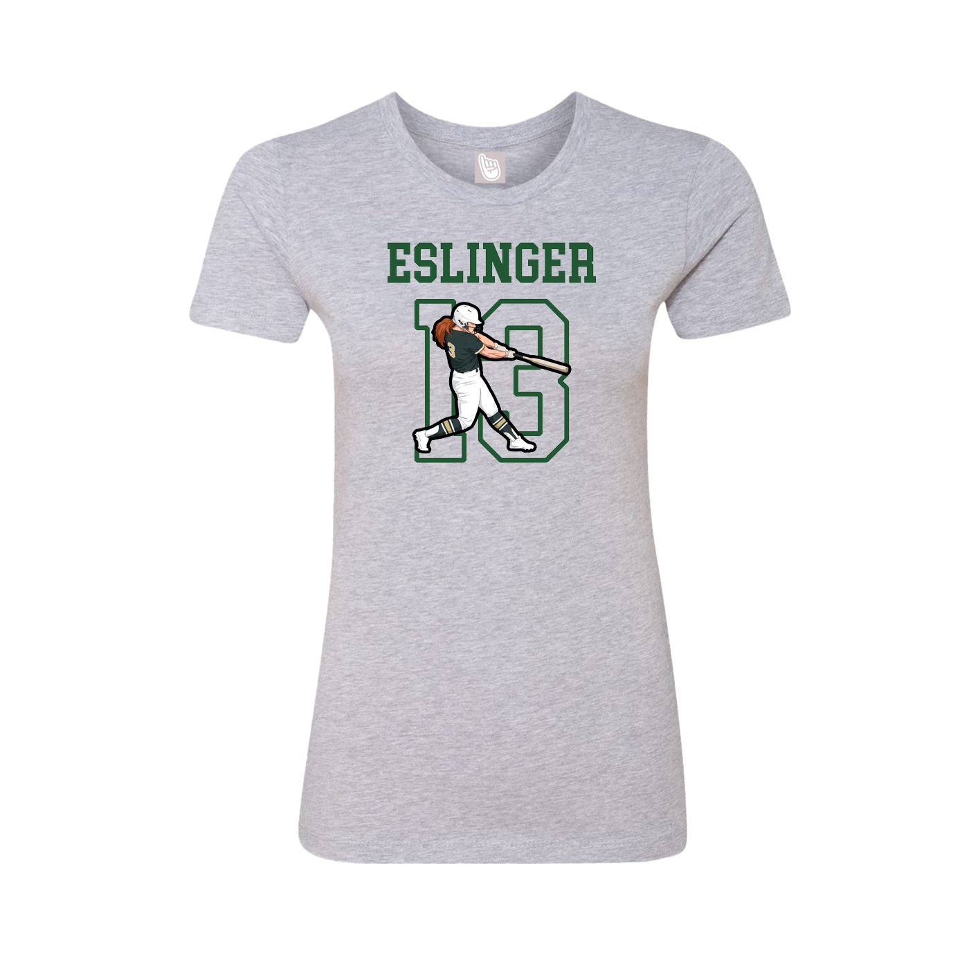 Fitted Women's Tee — Shirsey in Grey