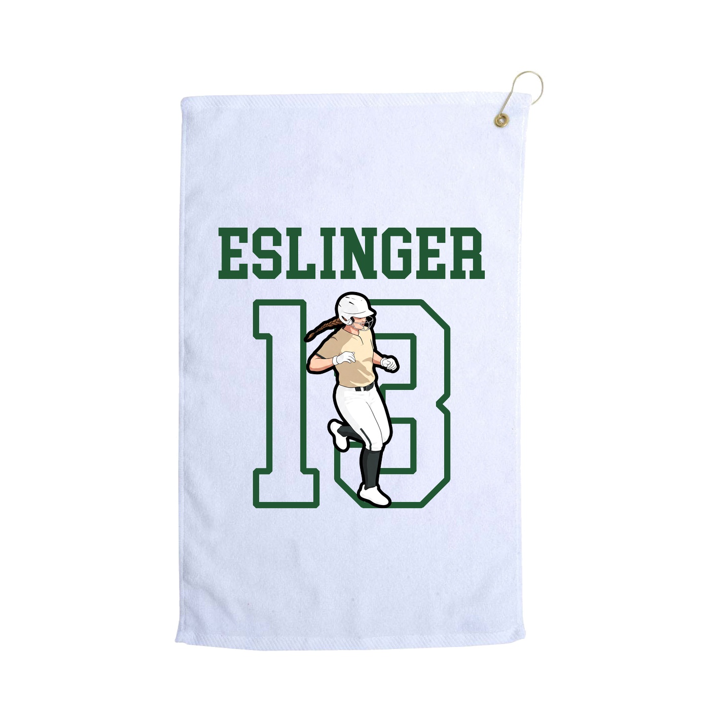 Golf Towel — Shirsey in White
