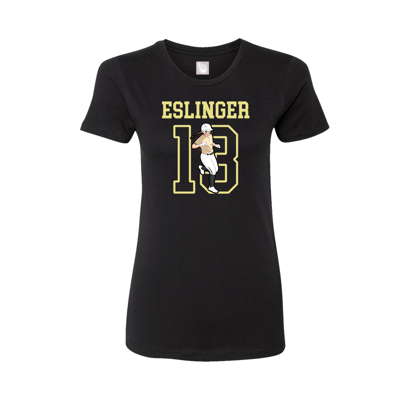 Fitted Women's Tee — Shirsey in Black