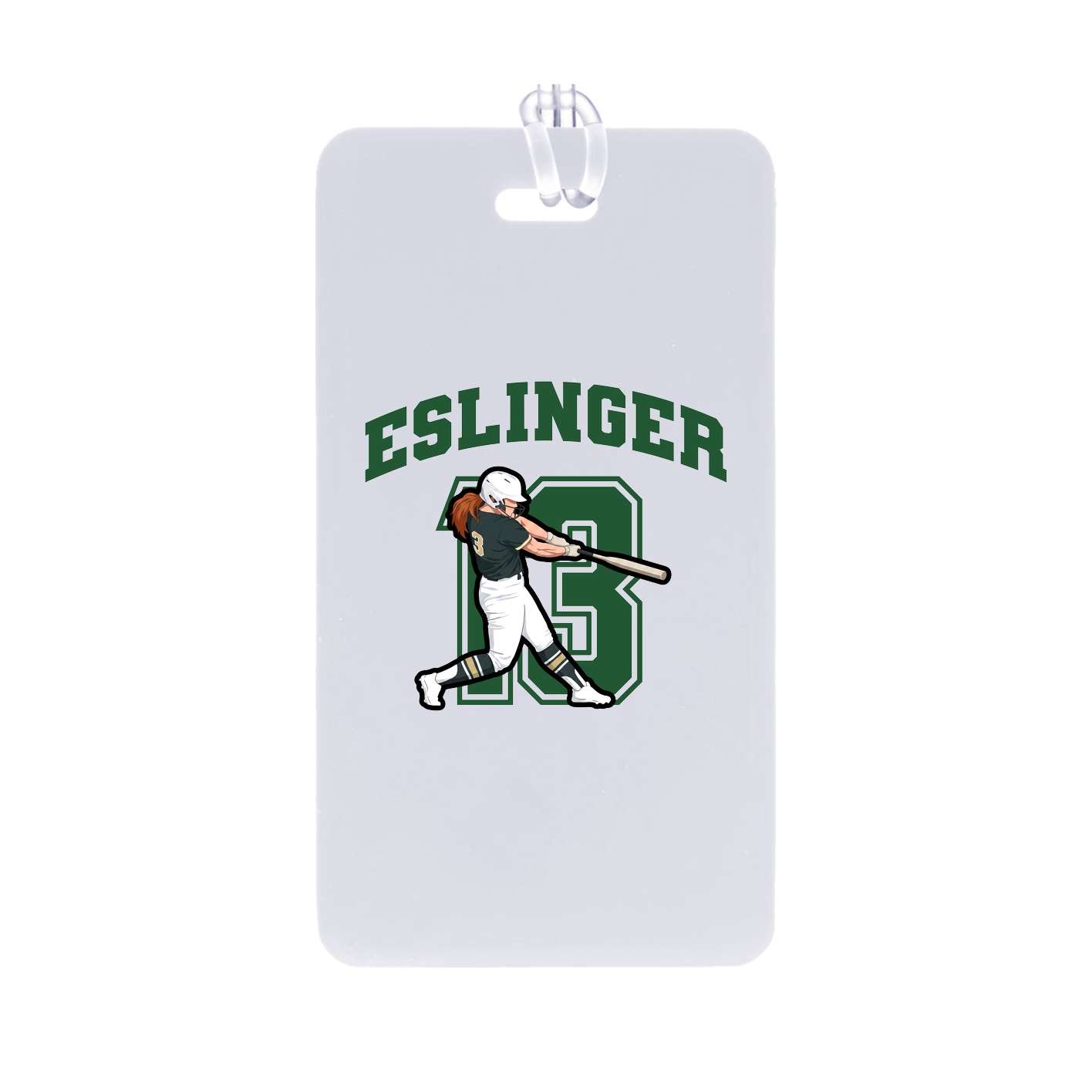 Bag Tag — Number in Classic