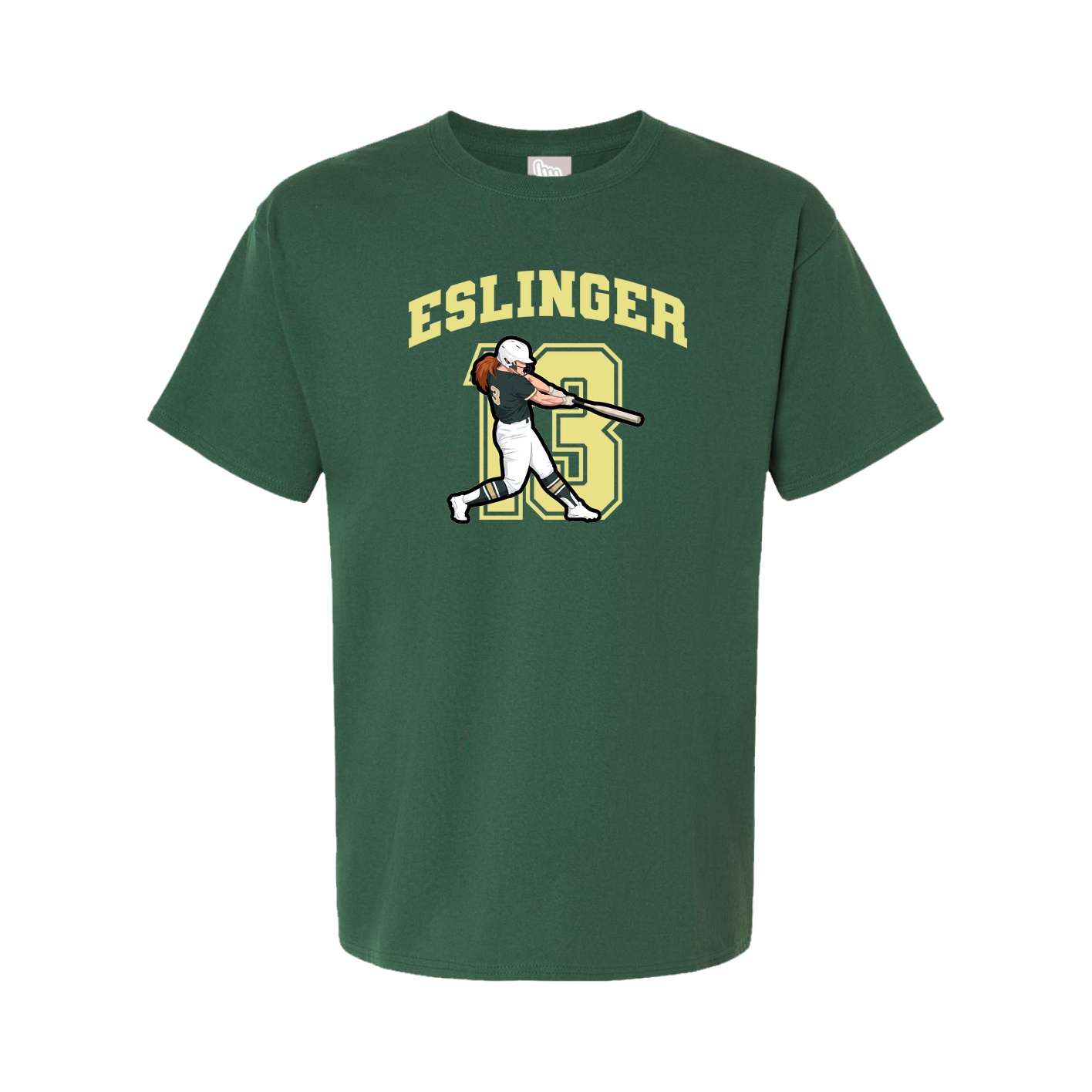 Tee — Number in Green