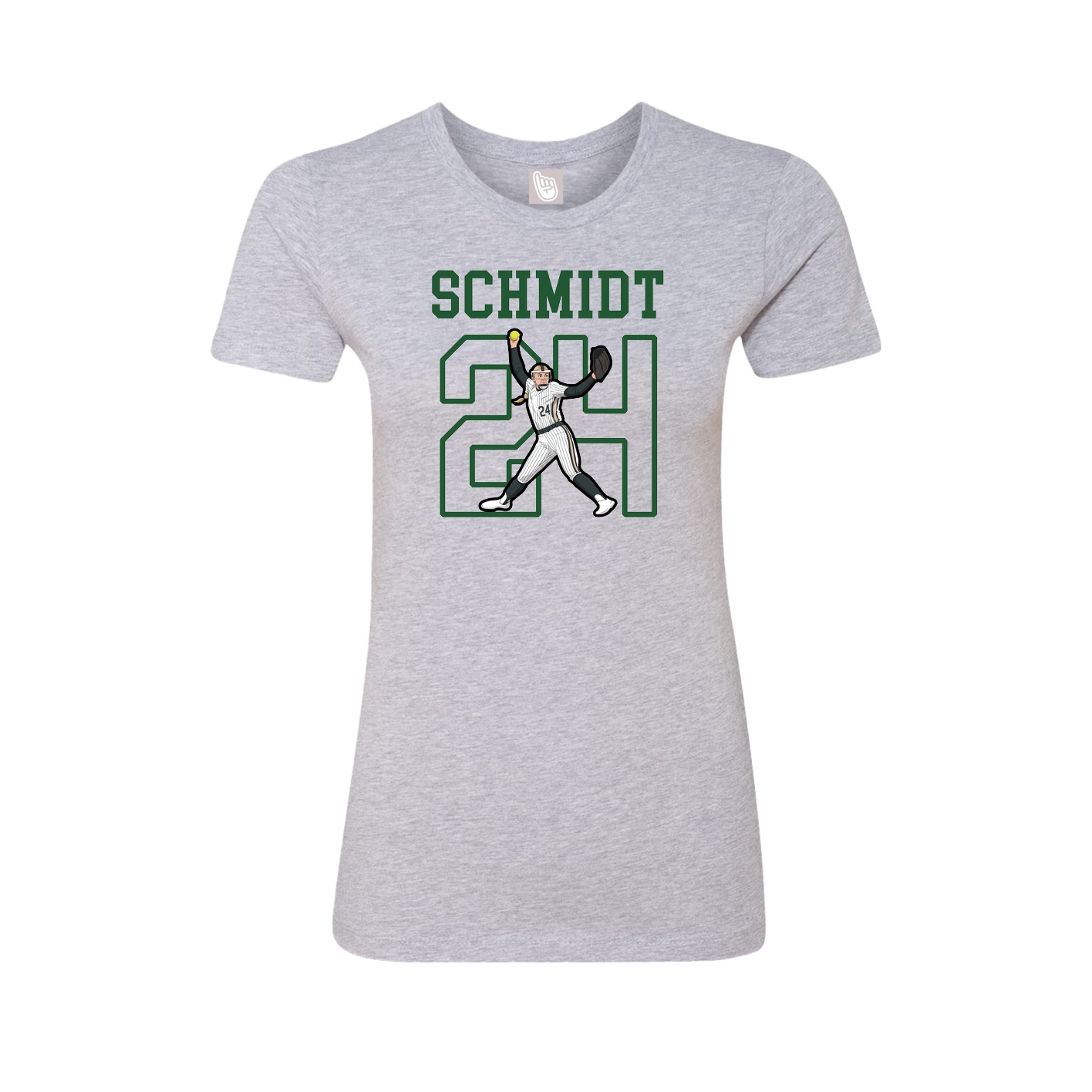 Fitted Women's Tee — Shirsey in Grey