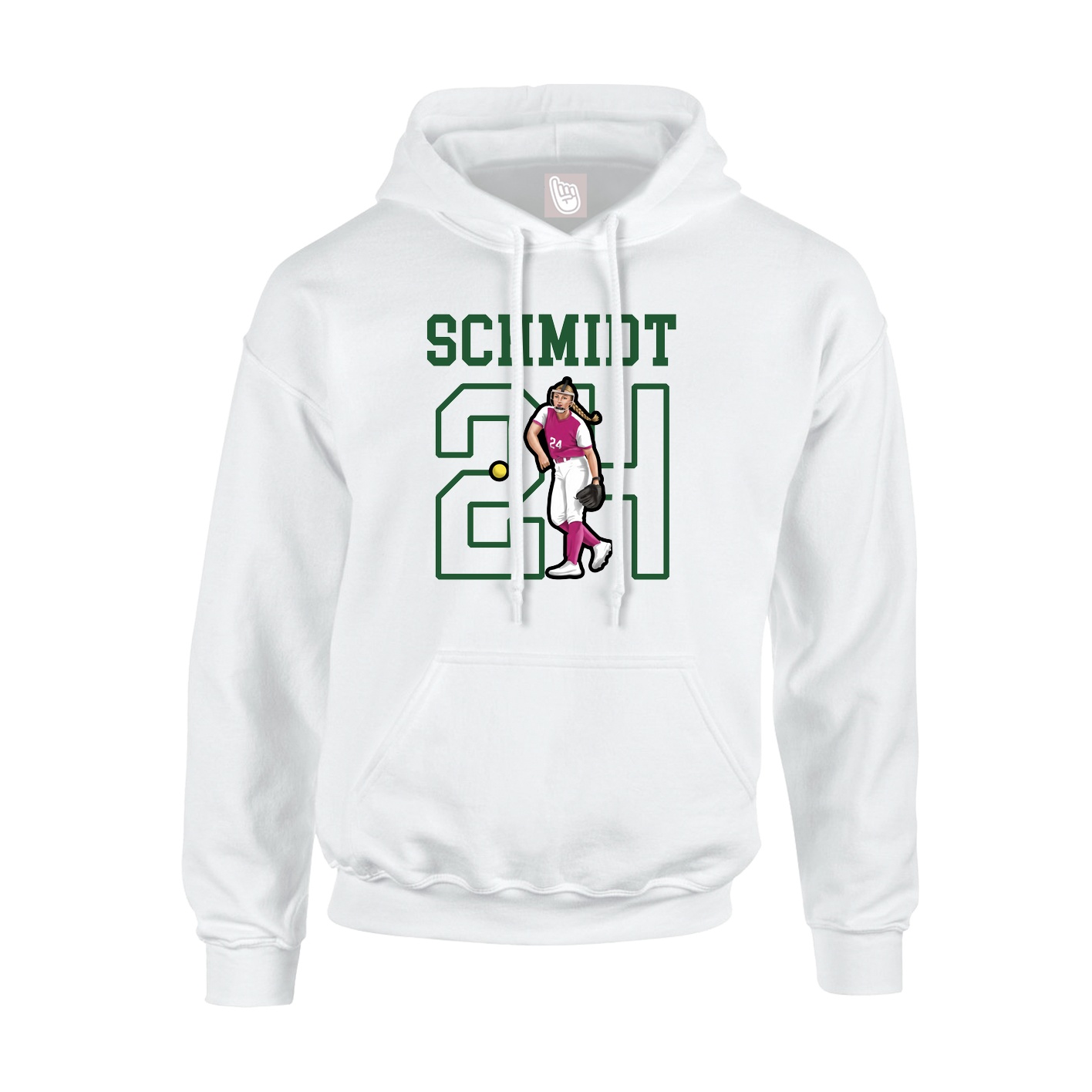 Hoodie — Shirsey in White