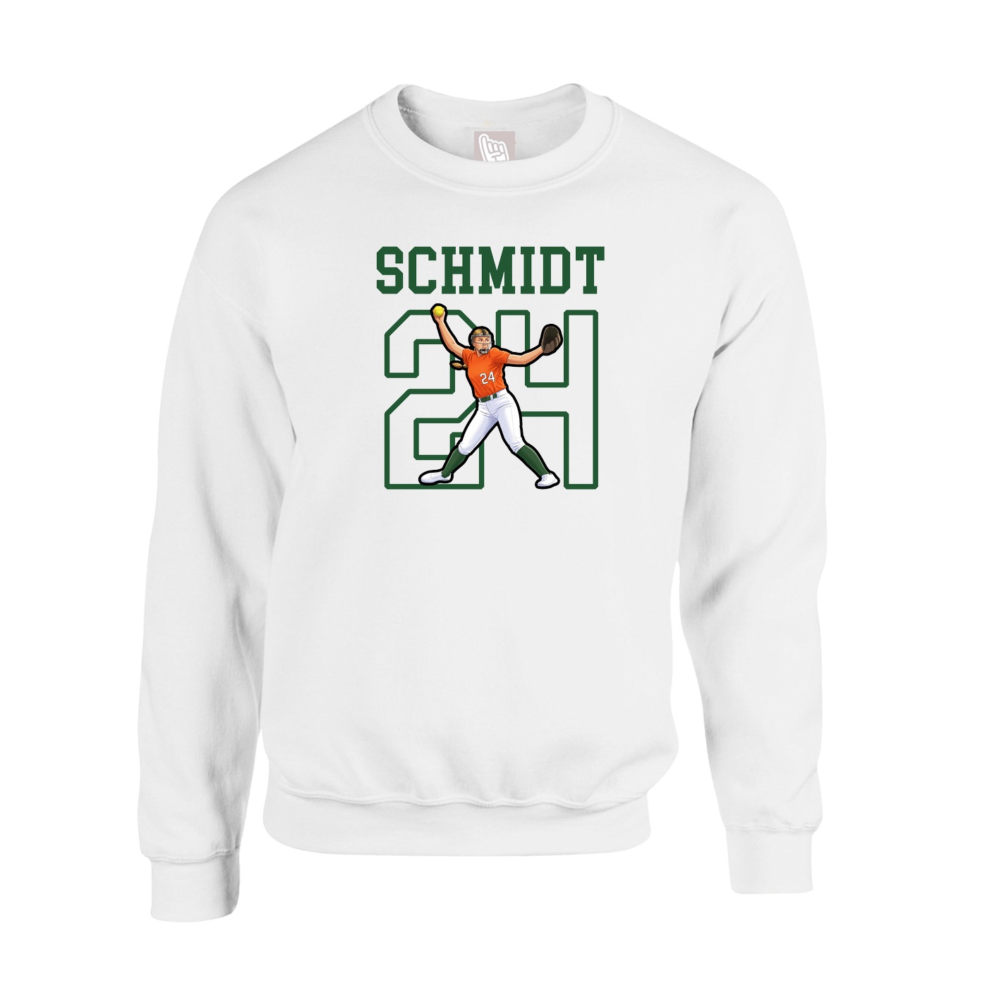 Fleece Crew — Shirsey in White
