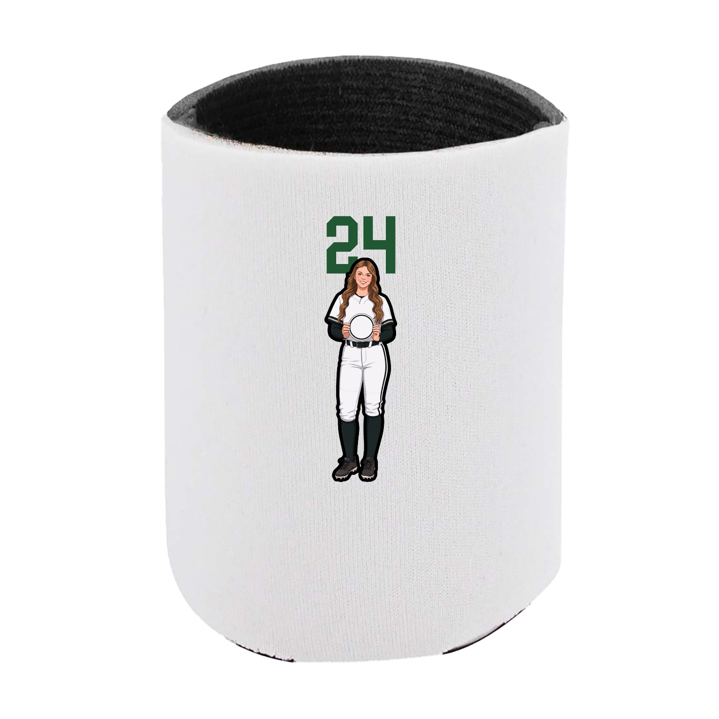 Can Holder — Number Top in White