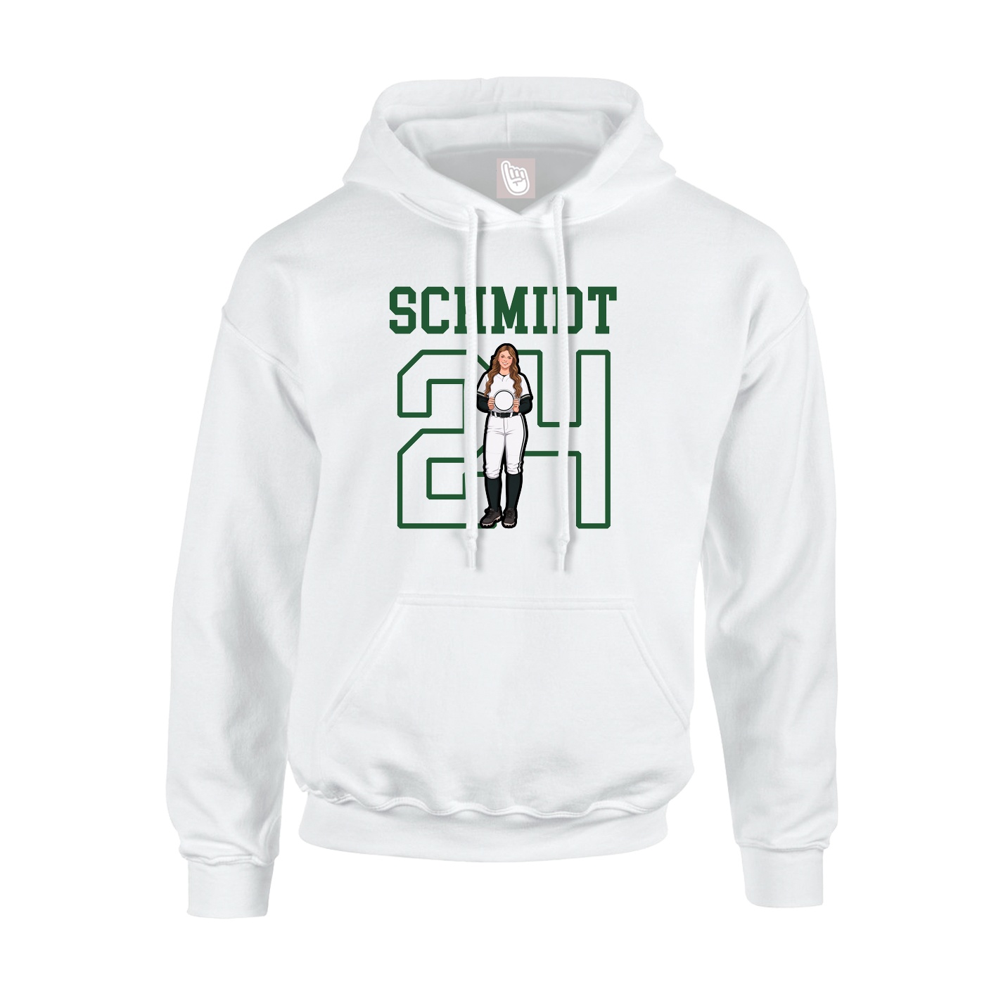 Youth Hoodie — Shirsey in White