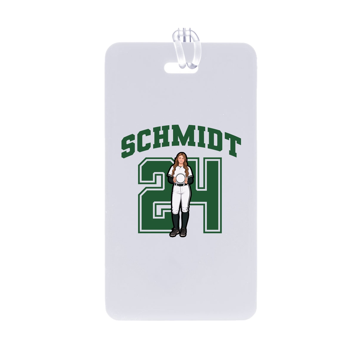 Bag Tag — Number in Classic