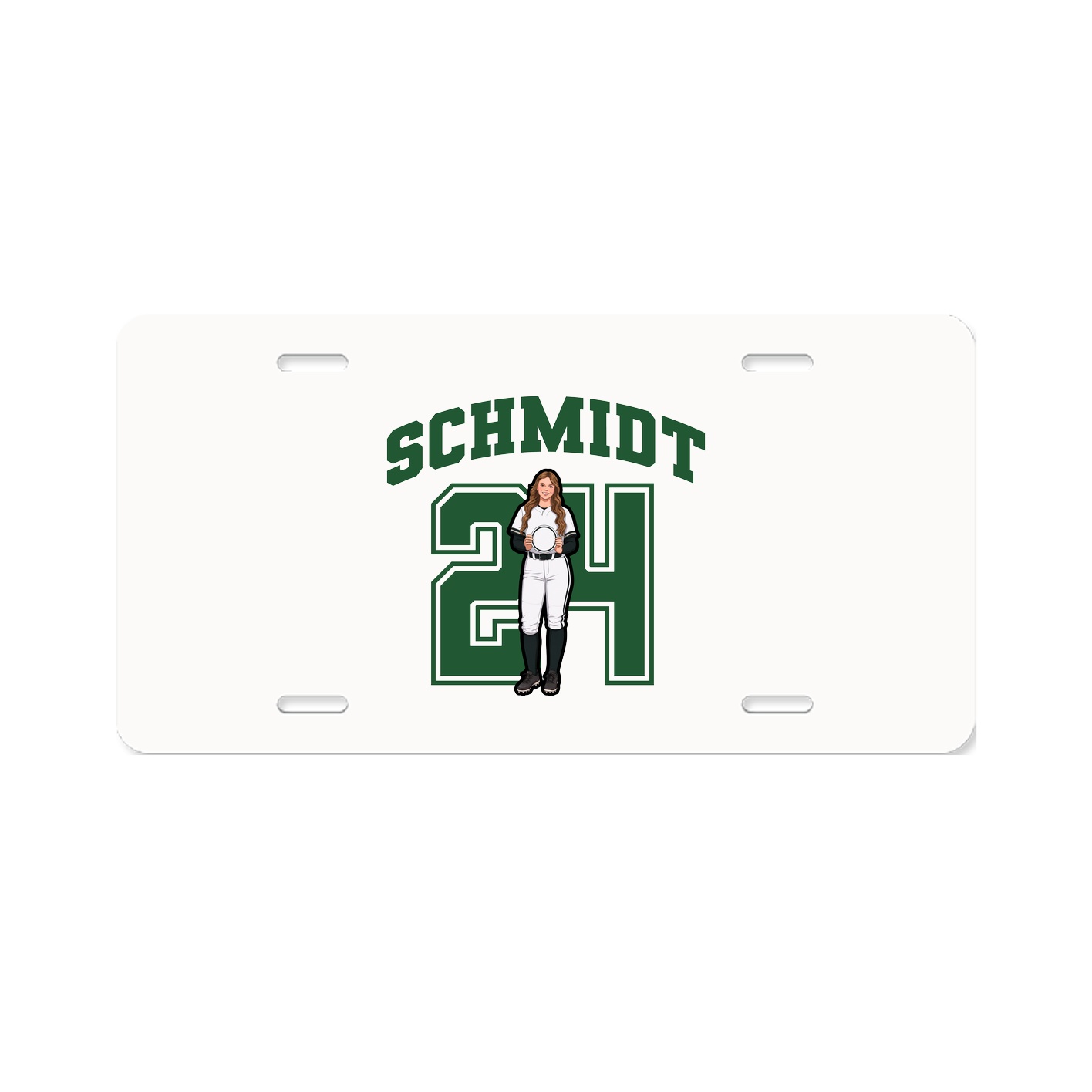 License Plate — Number in Classic